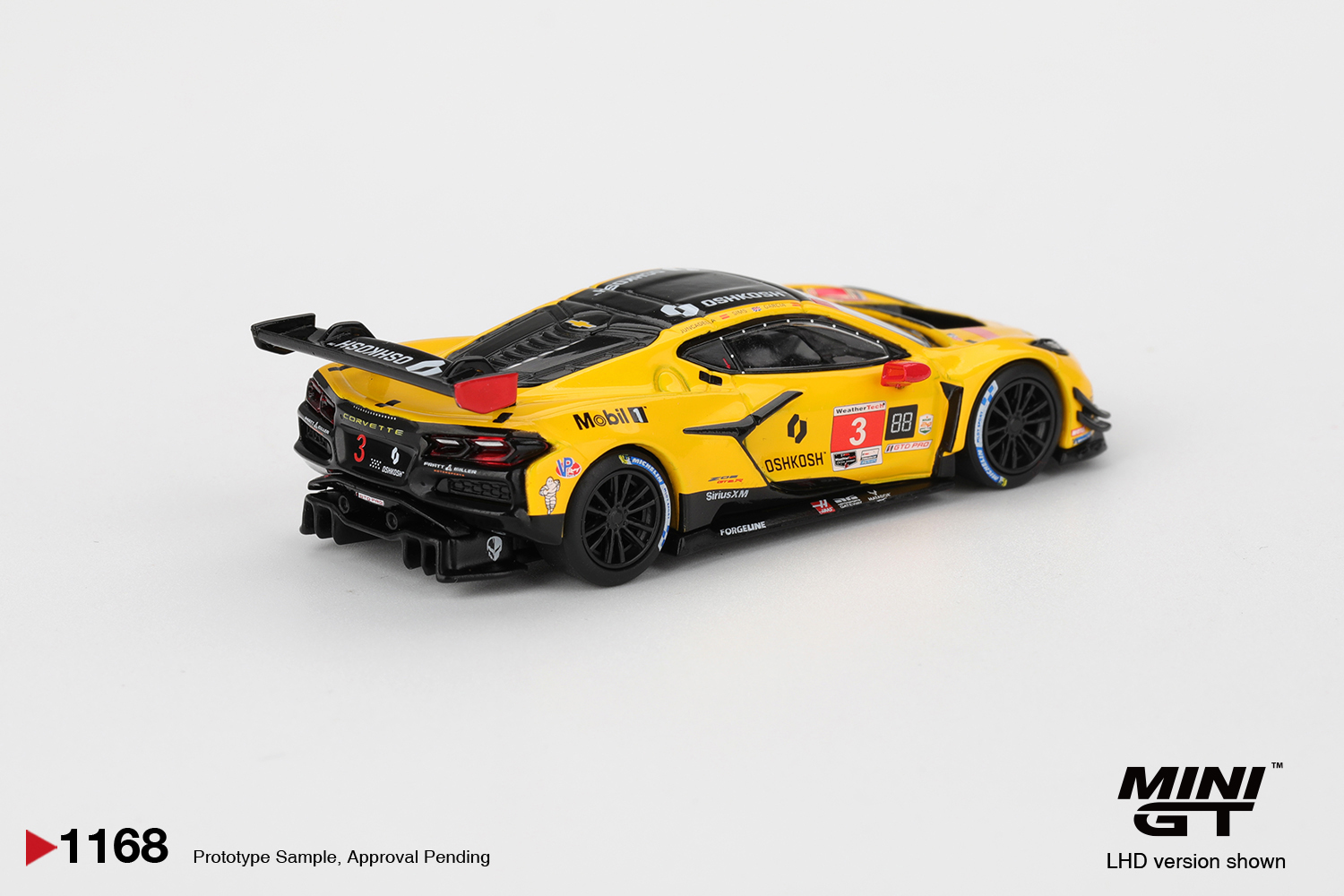 Mini GT 1/64 Chevrolet Corvette Z06 GT3.R #3 Corvette Racing by Pratt Miller Motorsports 2025 IMSA Daytona 24 Hrs - MGT01168-BL
