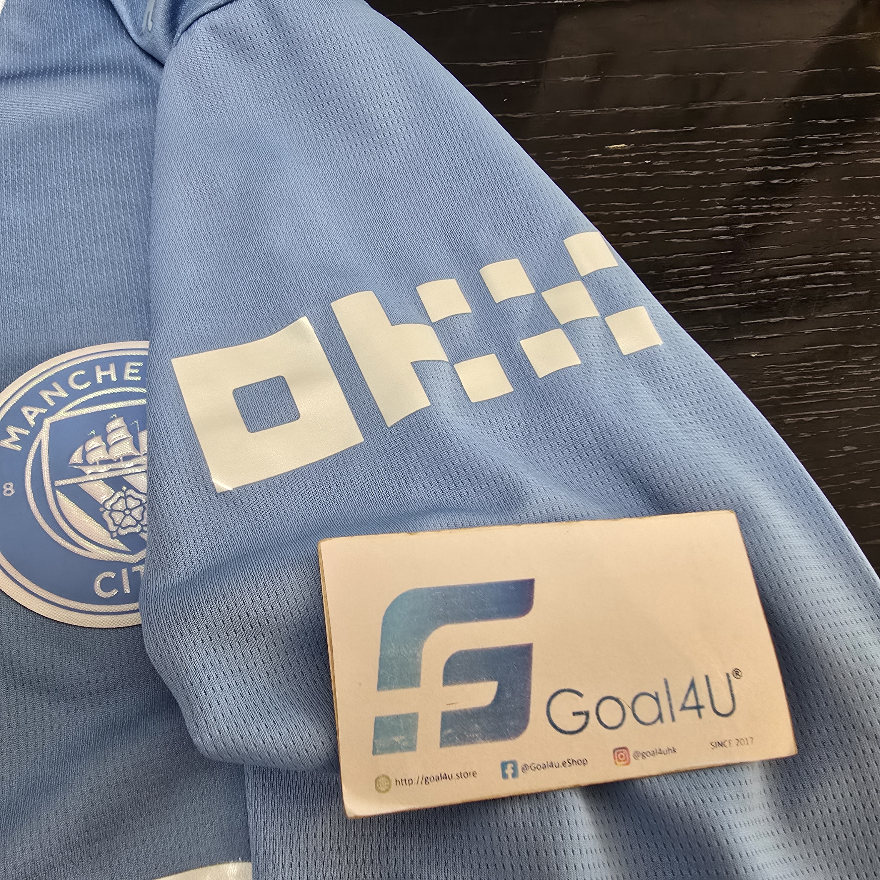 天藍漸變 Puma Manchester City 曼城 2026-27 主場長袖球迷版球衣 (可加印字章) 784327