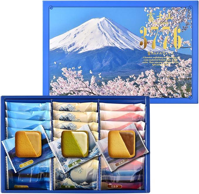 日本直送🇯🇵colombin 富士山 Melvier 巧克力夾心餅乾禮盒 21入