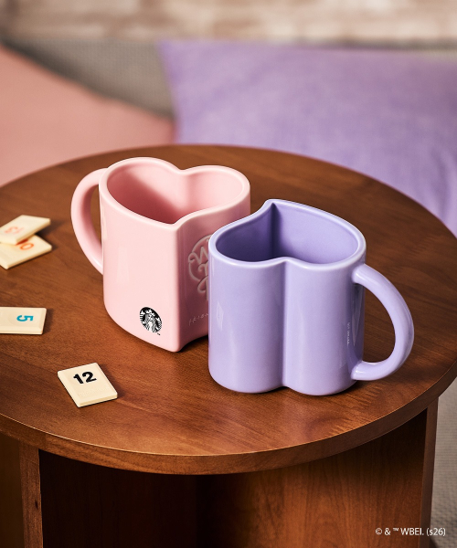 韓國 STARBUCKS Friends Heart Mug Set 情侶馬克杯套組