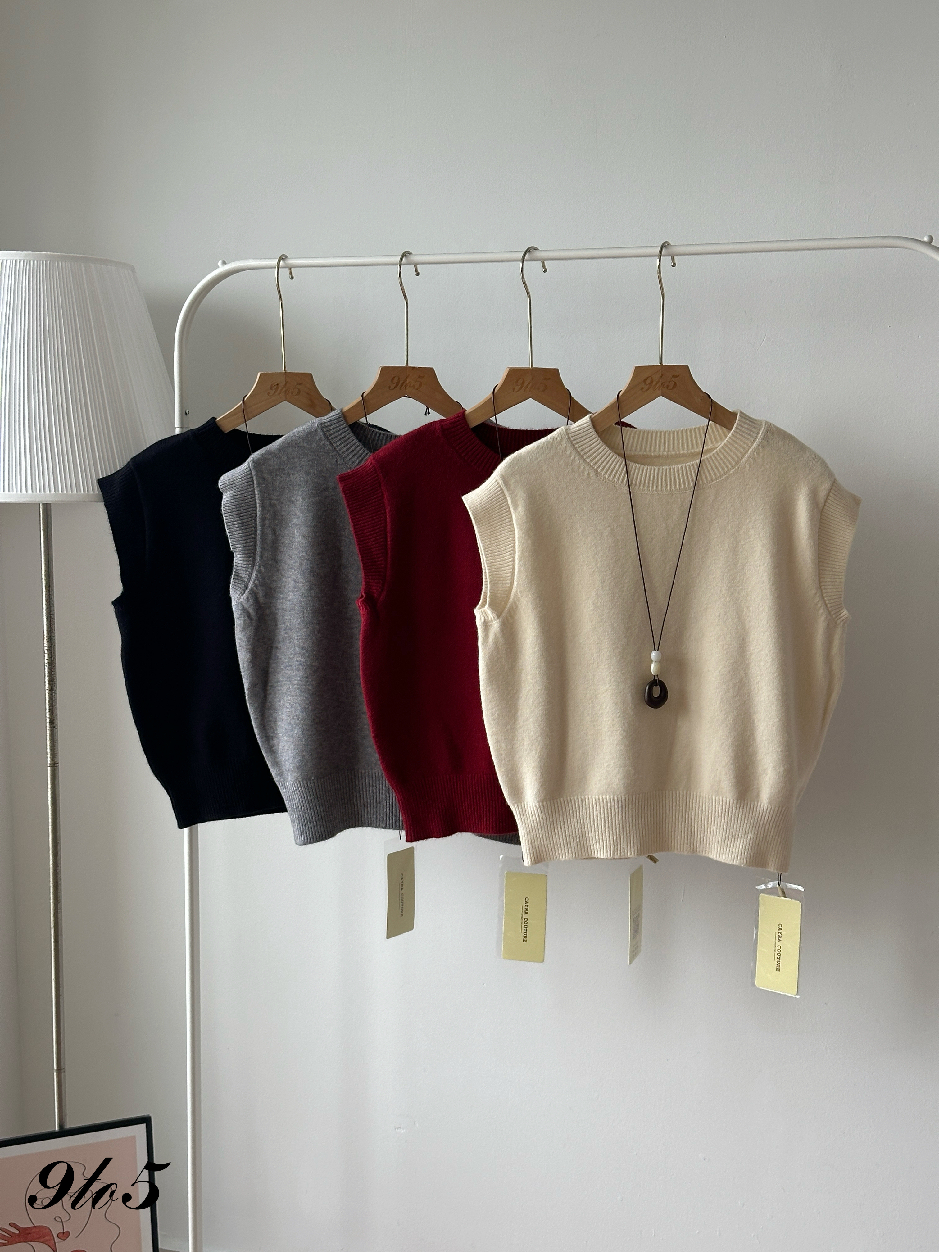 T4382 Cape Sleeve Knit Top - 4 Colors 