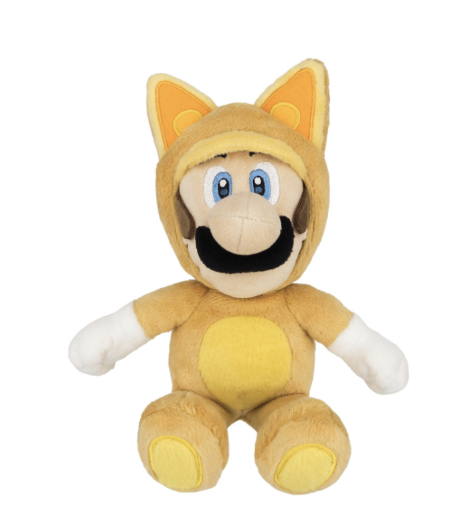Super Mario系列-狐狸造型馬里奧毛公仔