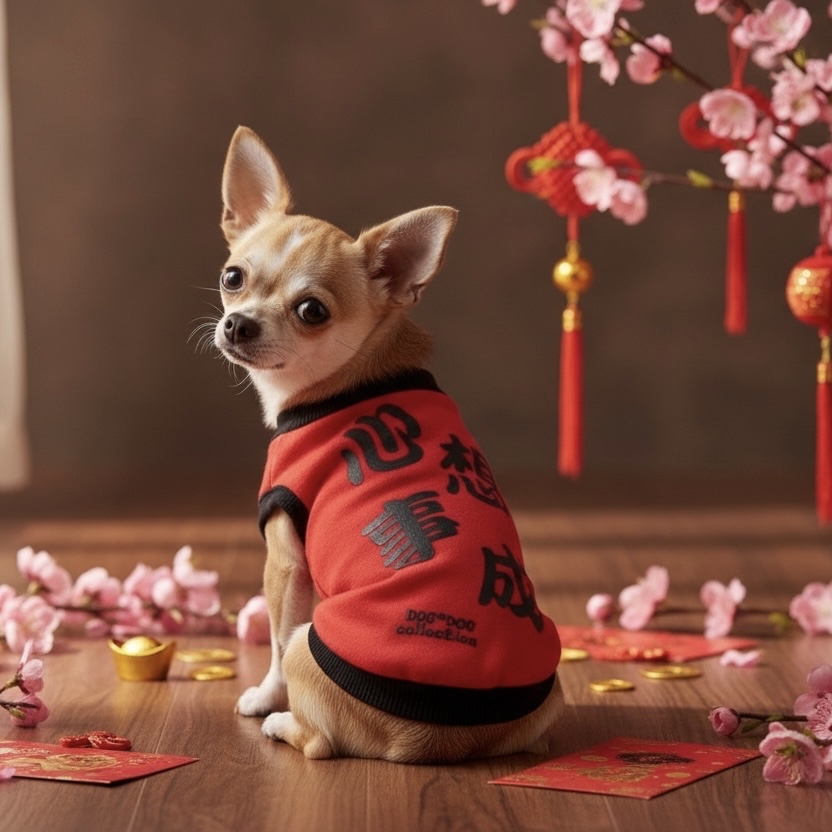 S429 賀年雙面衫- 心想事成 Double-sided New Year's T-shirt - All your wishes come true