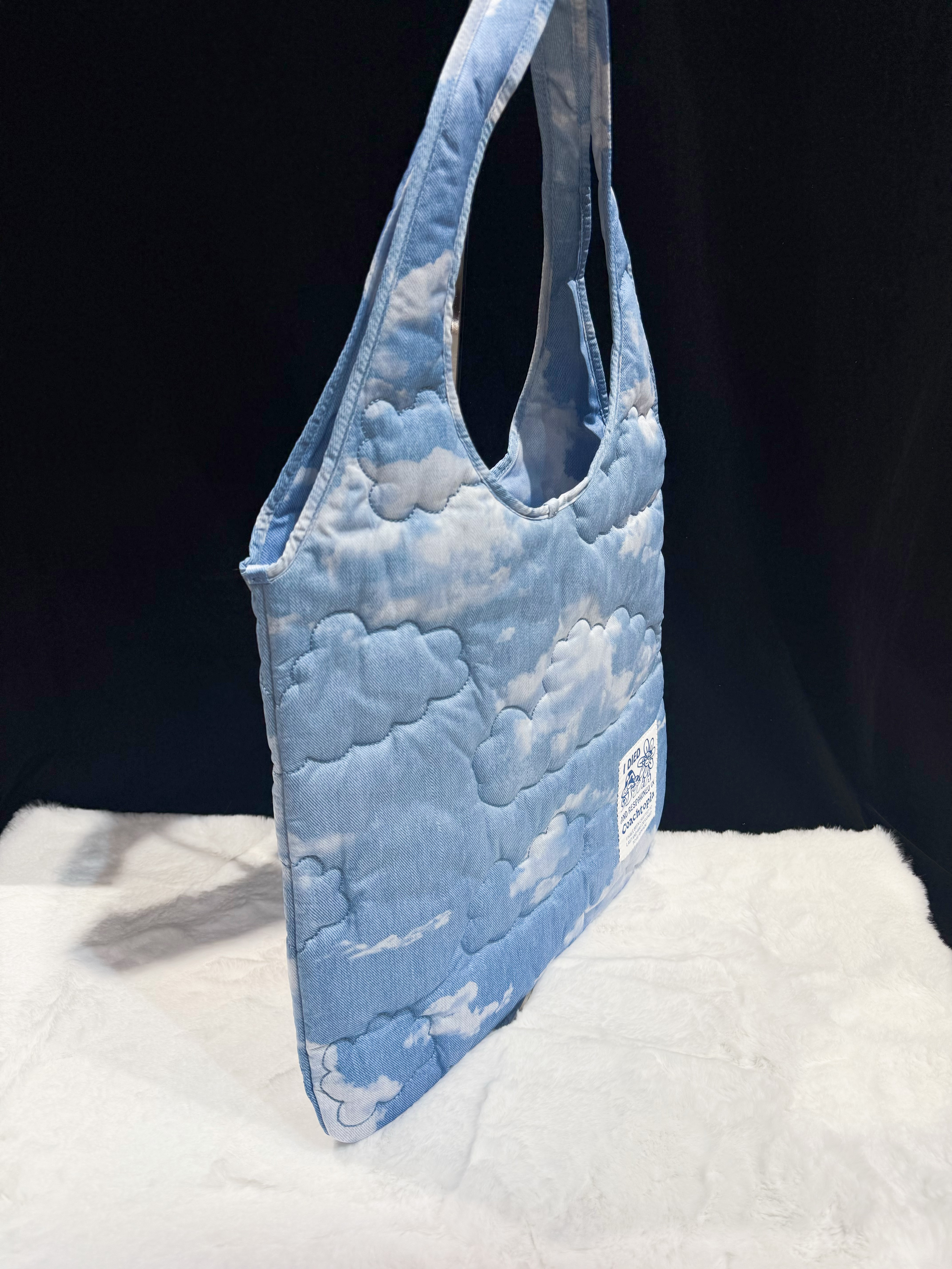 Coach loop flat tote blue