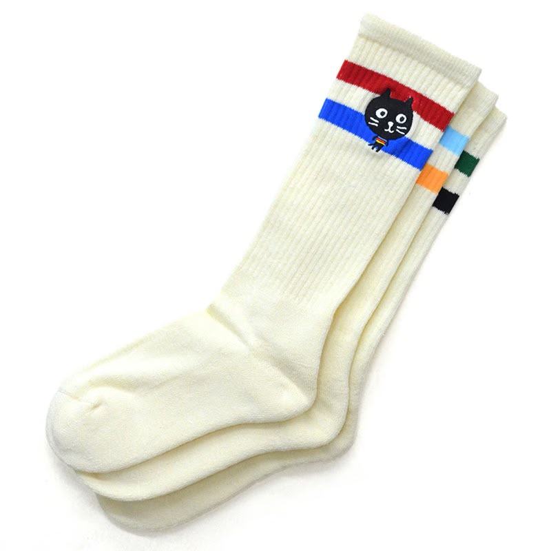 Pebbly x New England Me&Yo Stripe Sock