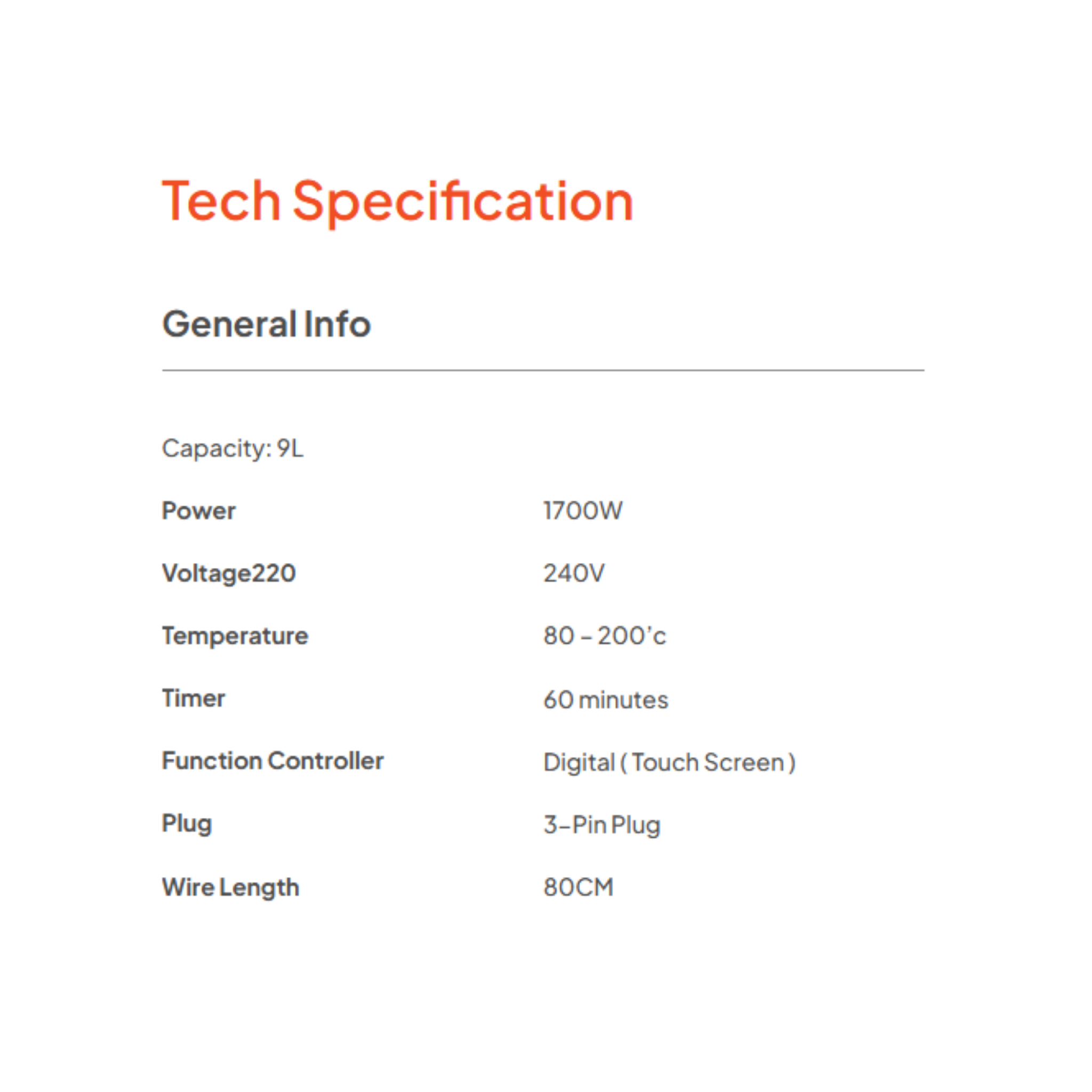 Russell Taylors 8L Visible Window Air Fryer (Z9)