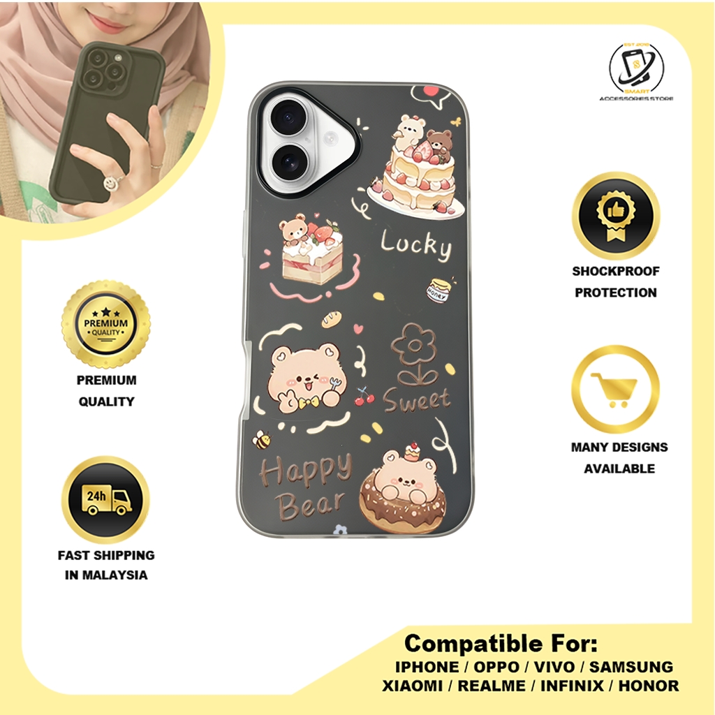 JELLY CASE PHONE FOR IPHONE - DESIGN BEAR B