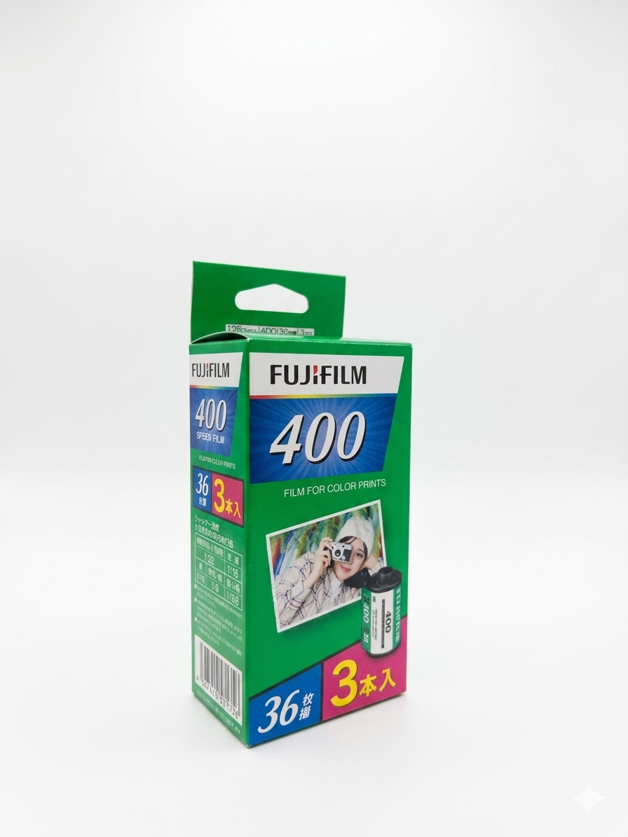 Fujifilm Color 400 單盒裝和3pack 裝 富士彩色菲林400