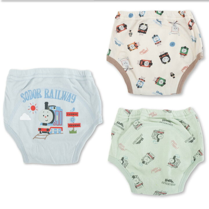 🇯🇵預訂 日本直送🇯🇵Thomas小火車人物印花三層學習褲三件套裝