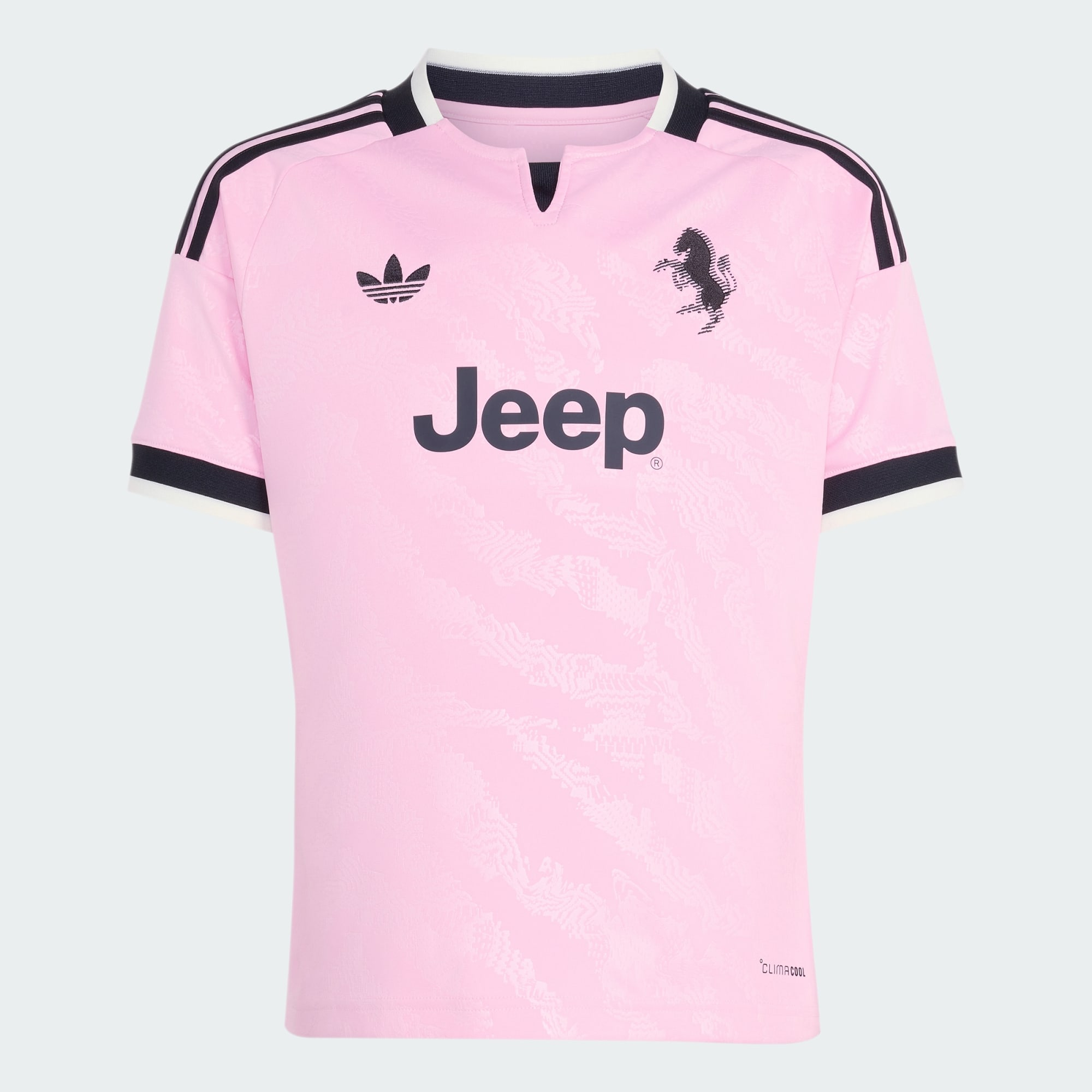 🌸重溫百年經典粉紅 Adidas Juventus 祖雲達斯 2026-27 作客童裝球衣  (可加印字章) KB8835