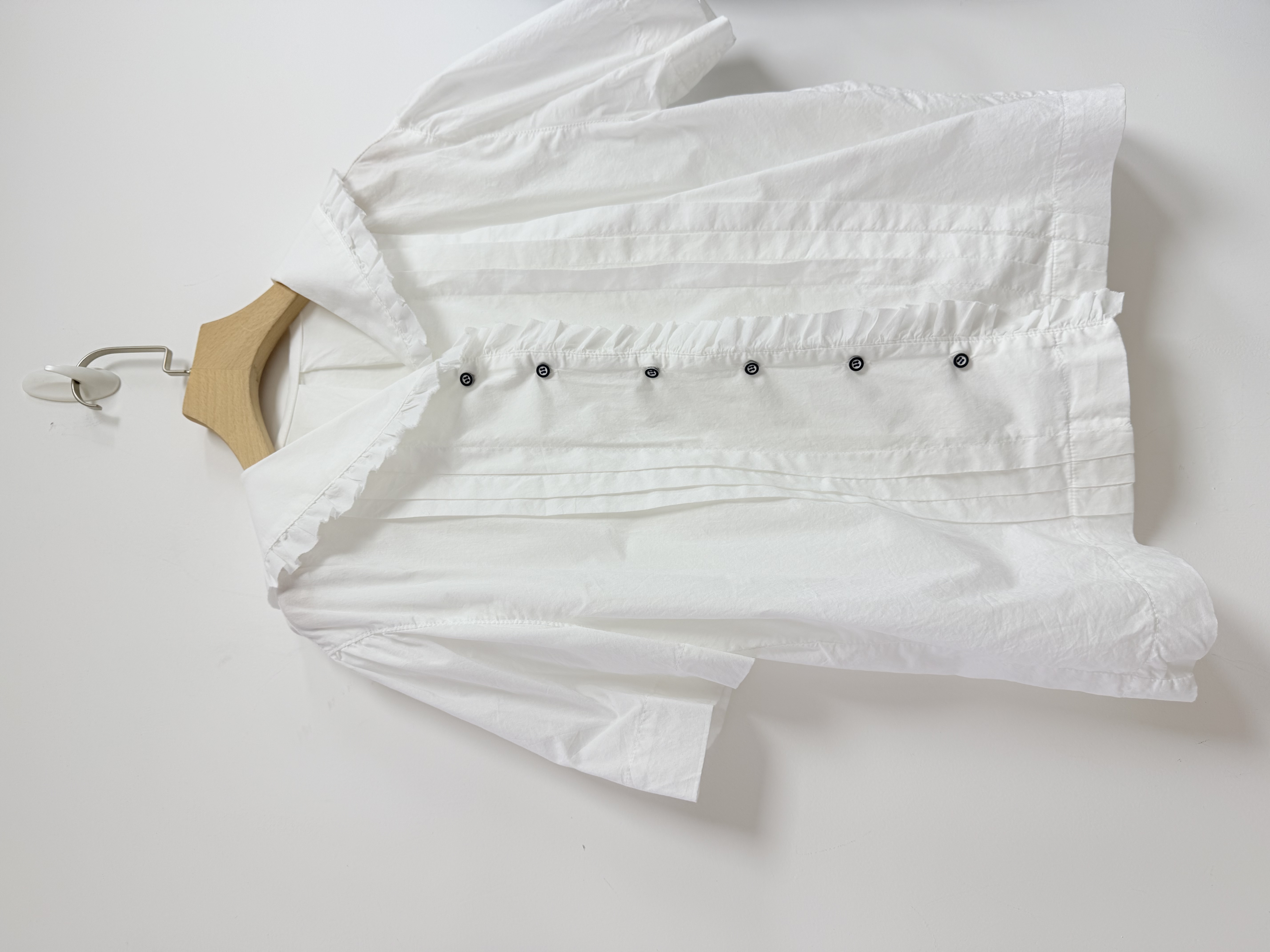 AT OS 夏日波浪摺邊恤