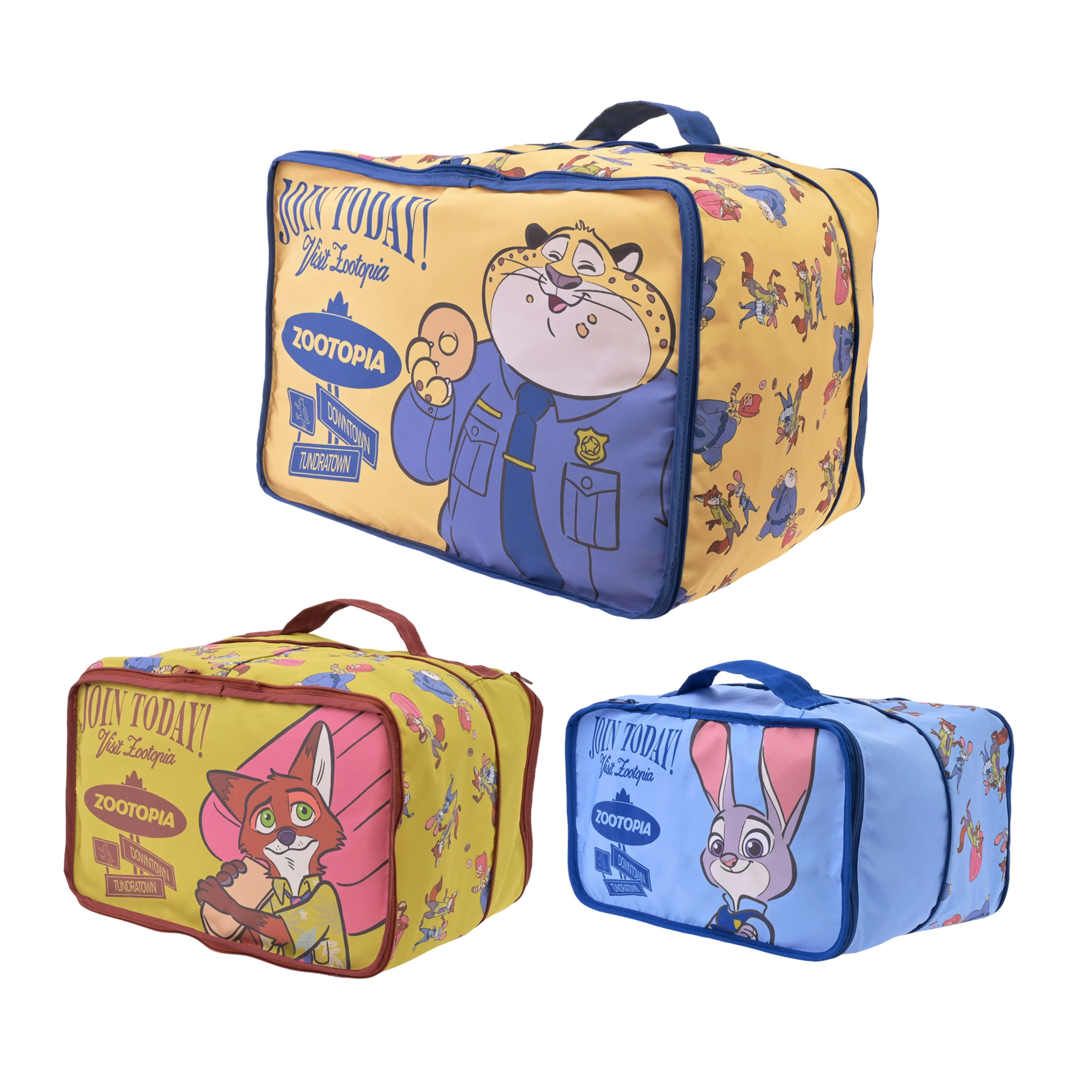 🌸 【預訂】Storage Pouch Set (3 Sizes) - ZOOTOPIA TRAVEL