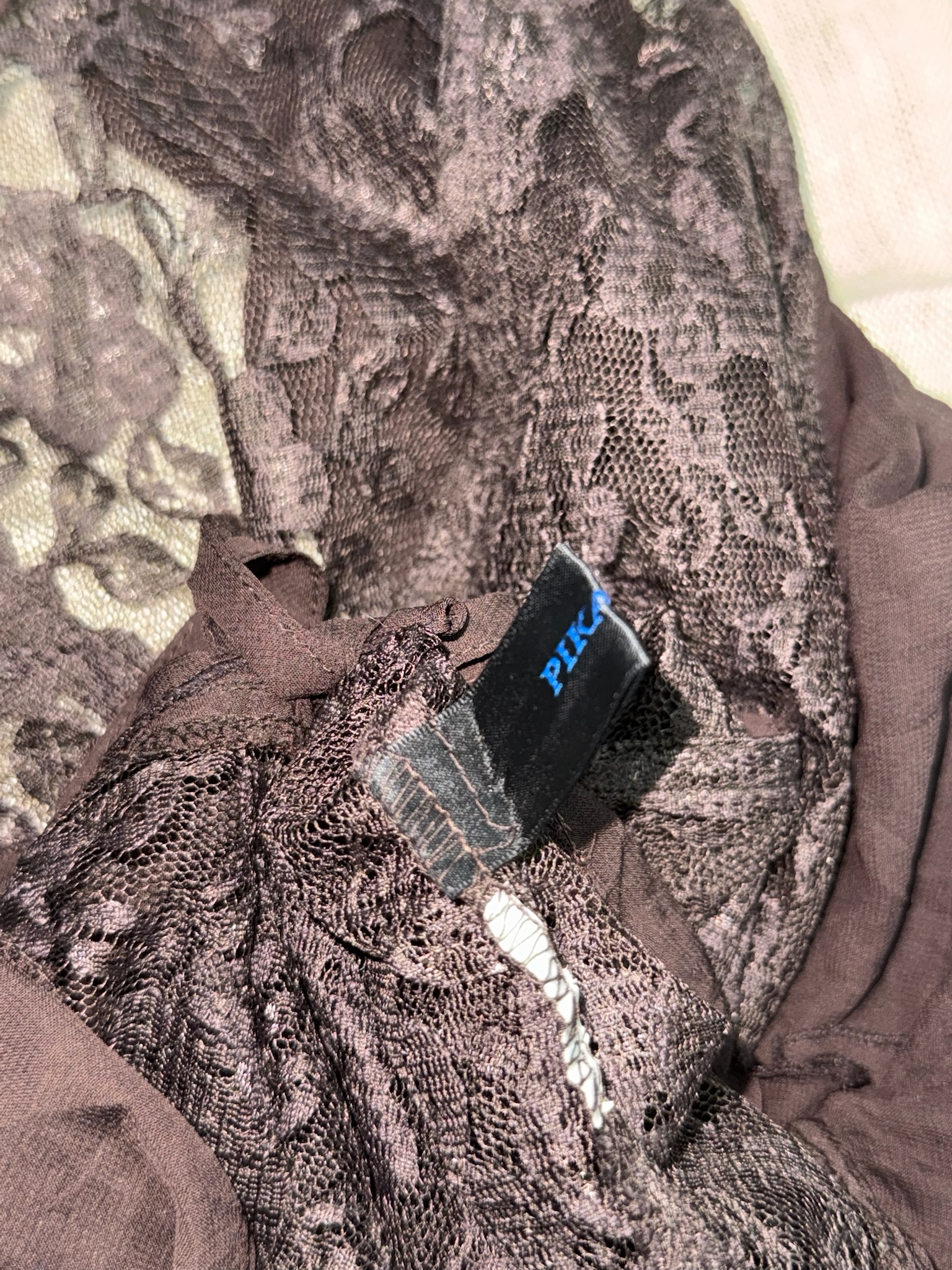 Sheer Mesh Tie-Front Cardigan