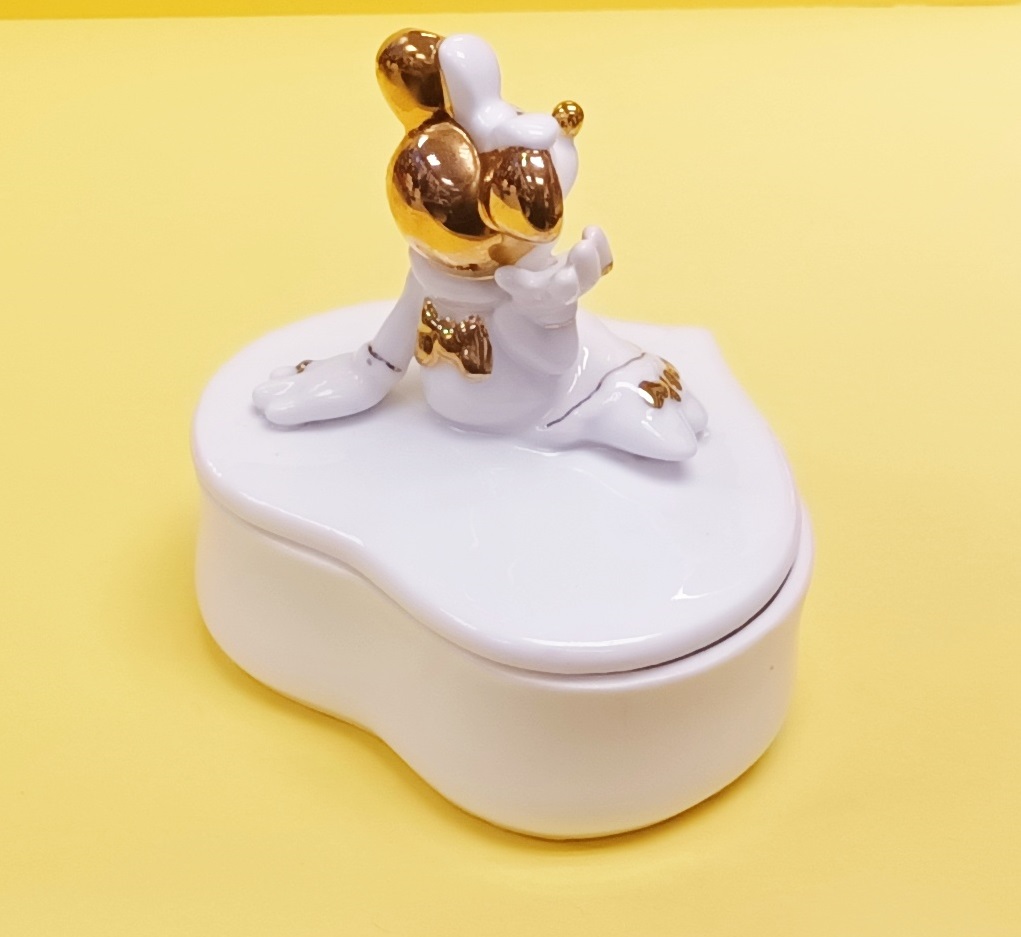 BONE CHINA CONTAINER BOX  骨瓷收納盒  Minnie Mouse    (KD-6)