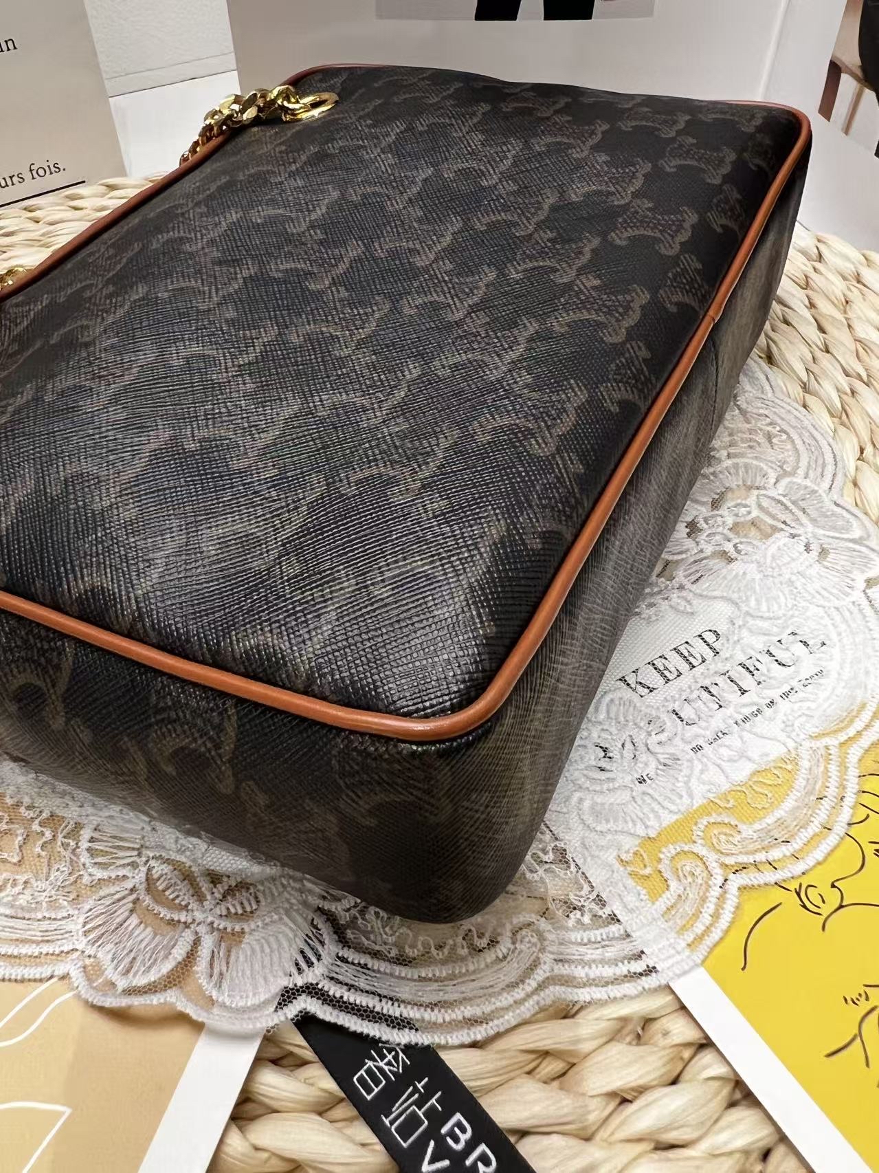 Celine Medium Patapans in Triomphe Canvas