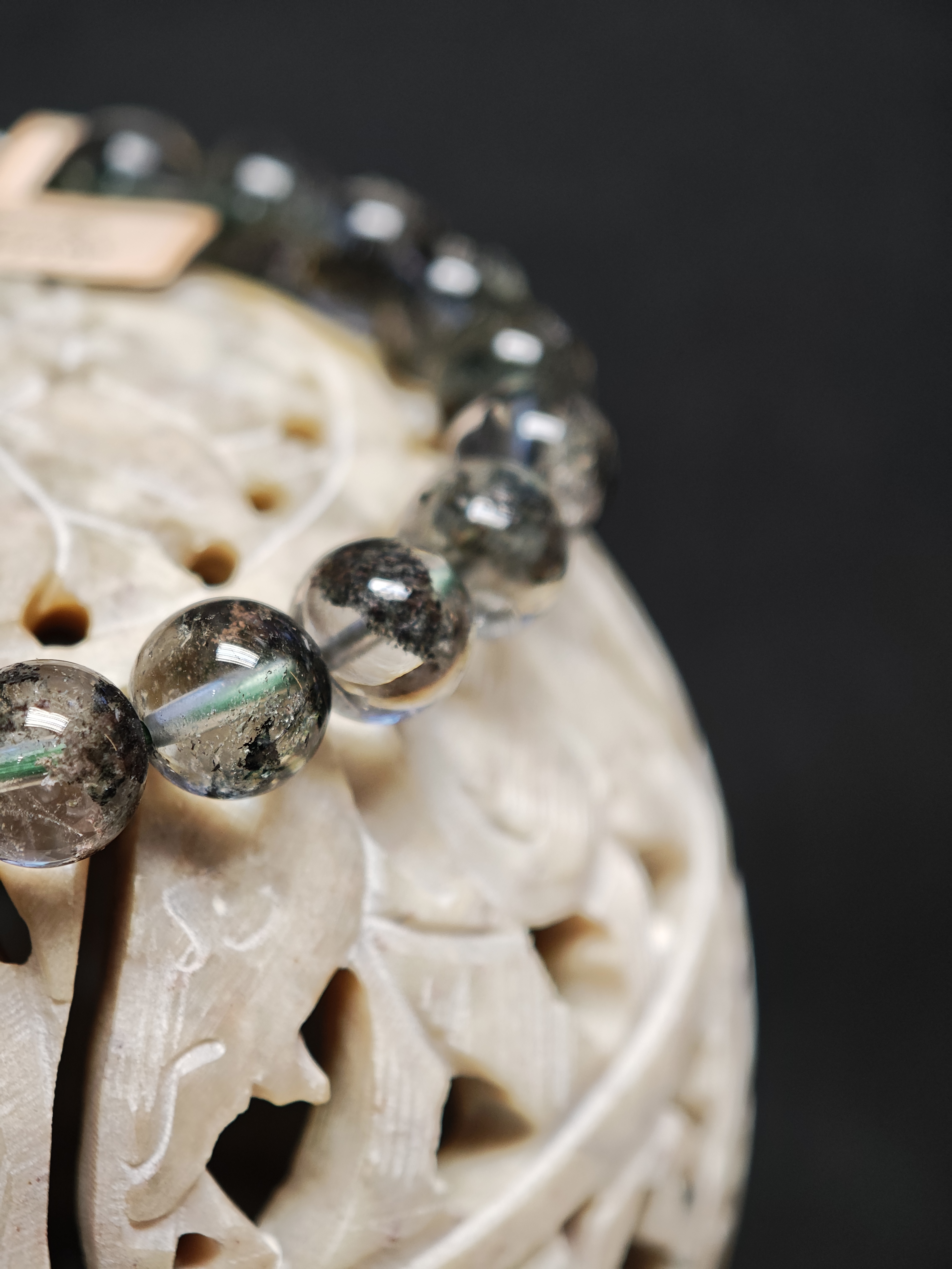 ✨新品水晶手串✨✨綠幽靈✨😊實物拍攝📷