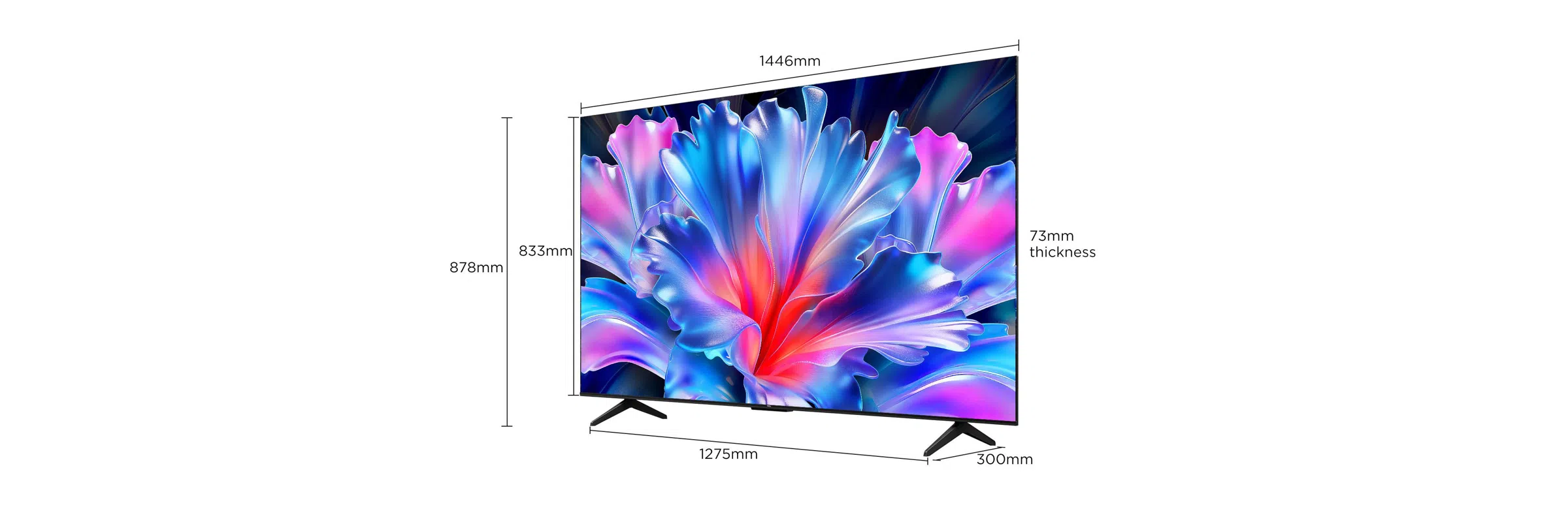 TCL 65" 4K HDR P6L Series Google TV (65P6L)