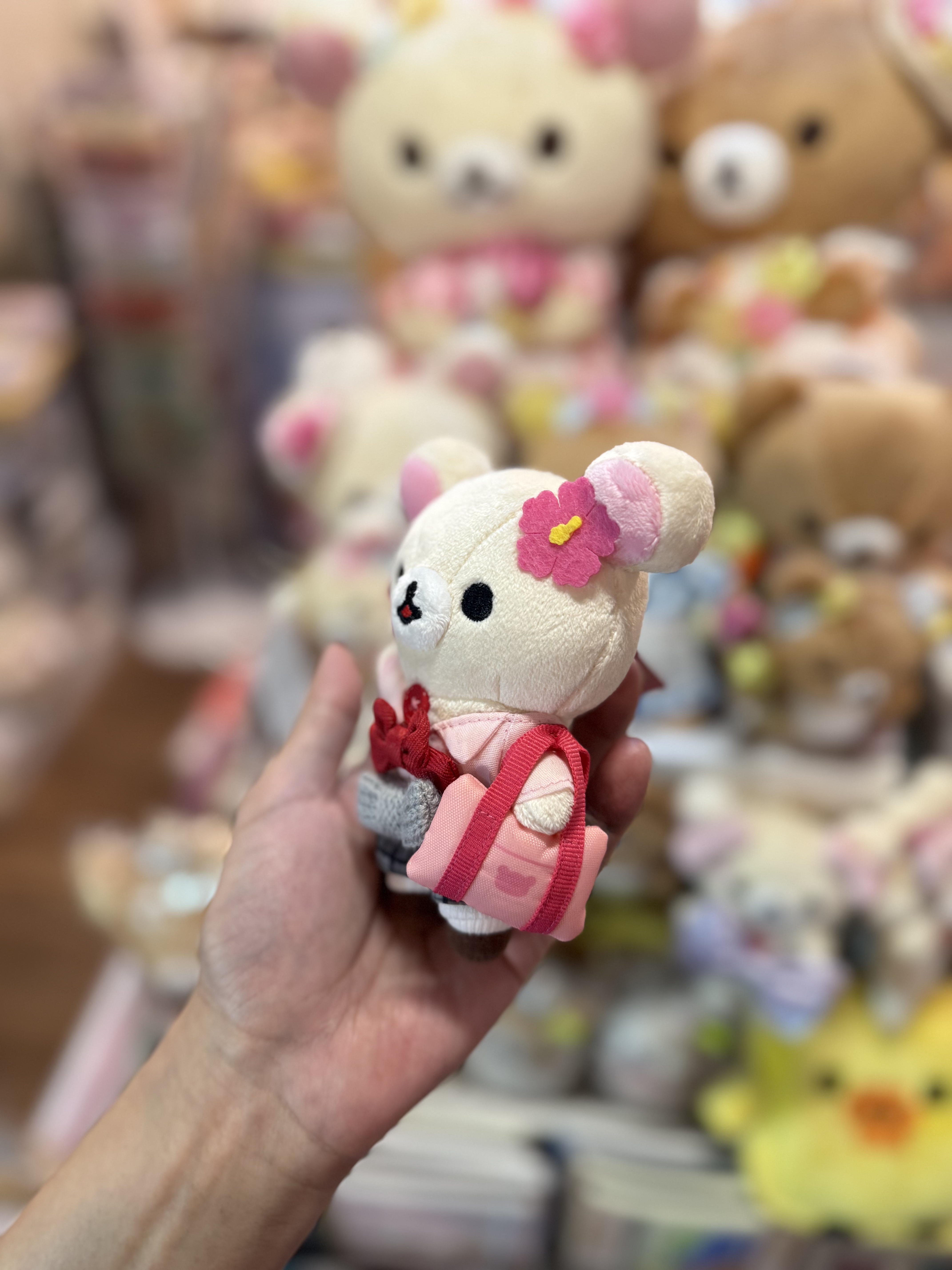 《現貨》全新日本專店限定小白熊學生服造型掛飾