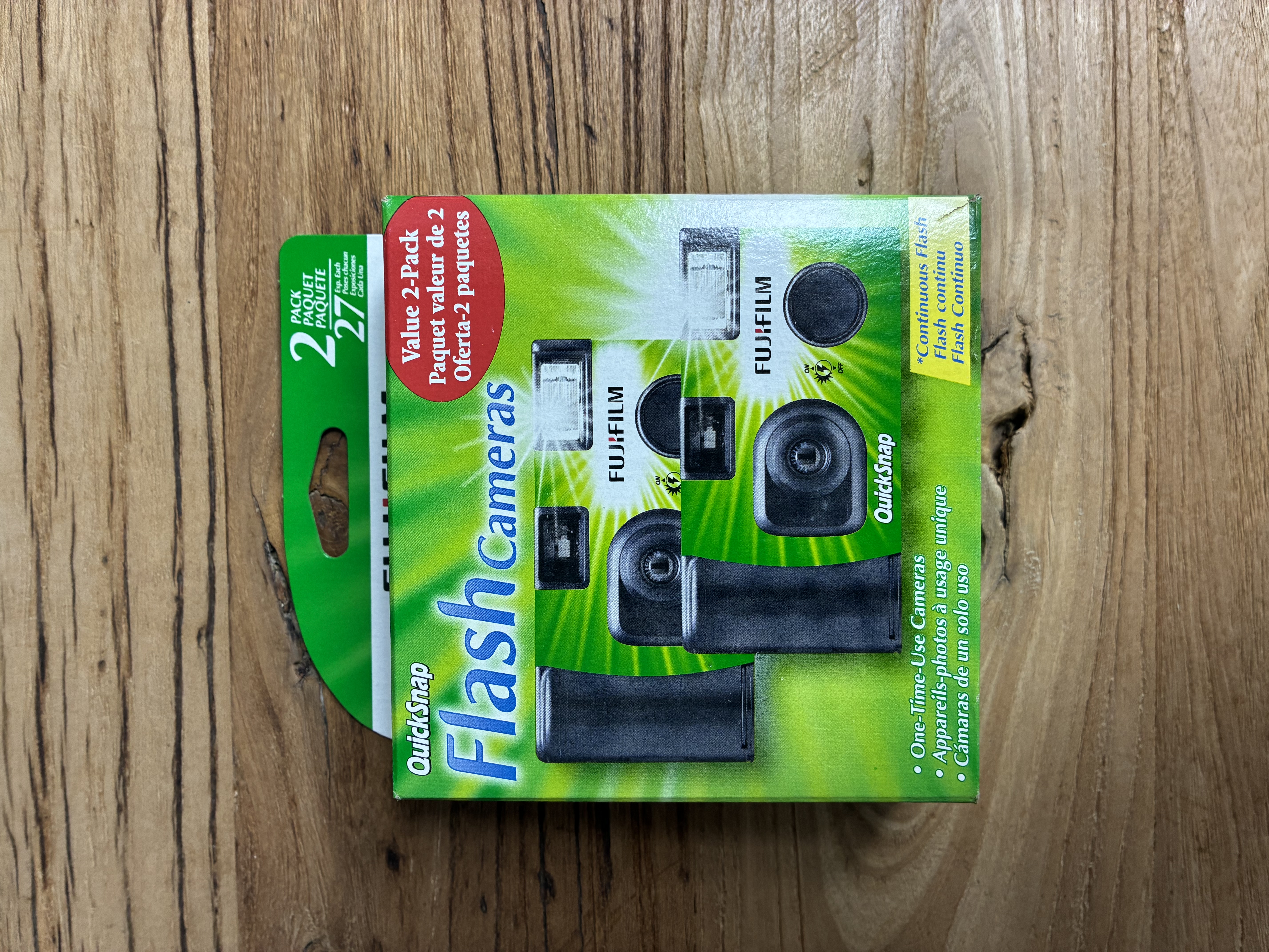 Fujifilm QuickSnap Flash Camera 一次性菲林相機 （兩機裝）