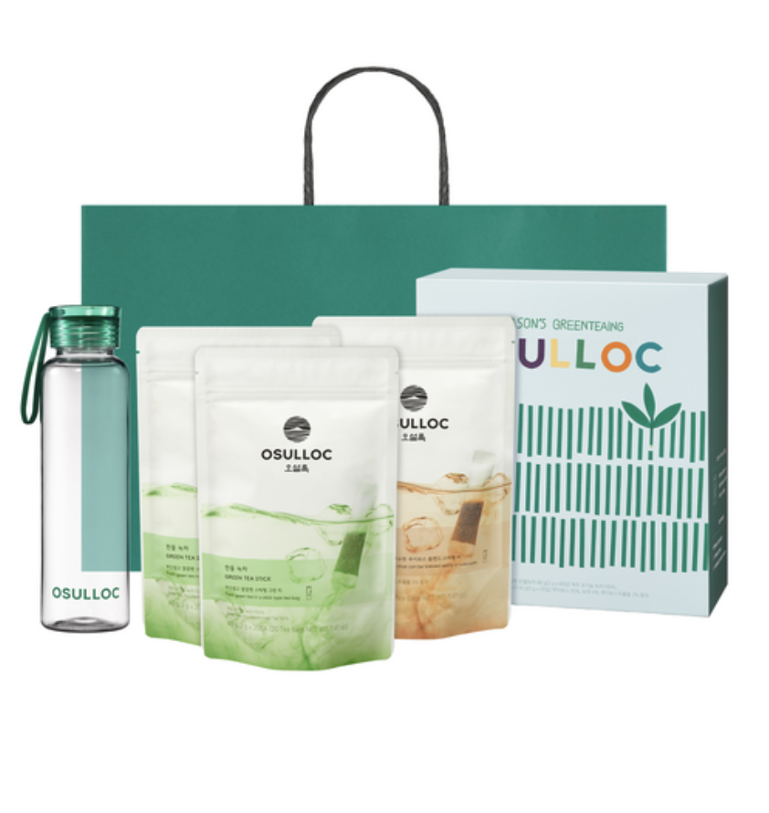韓國 OSULLOC 冷泡茶棒 茶包套組+ 隨行杯 套組