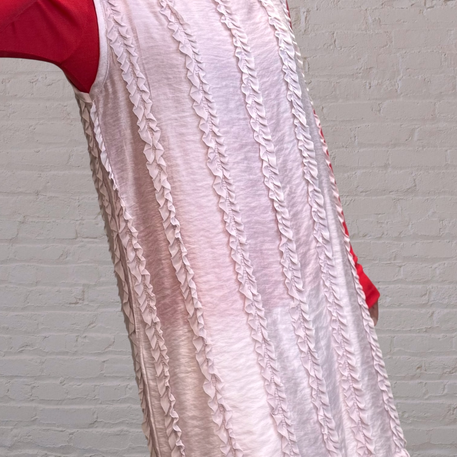 221143 立體荷葉邊連身裙