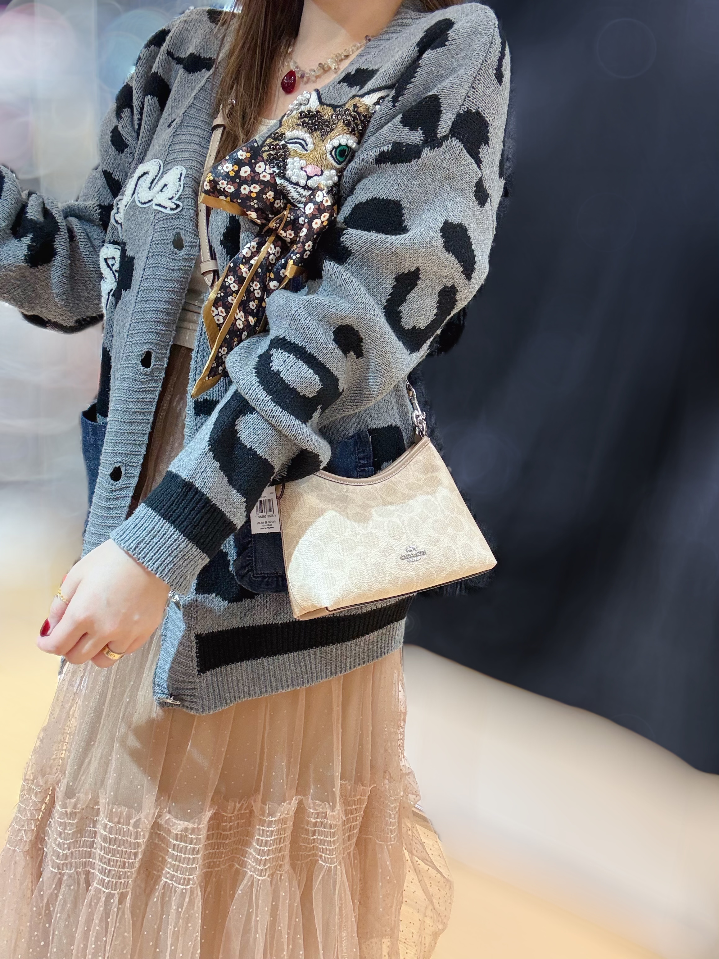 Coach Laurel 19 beige/m