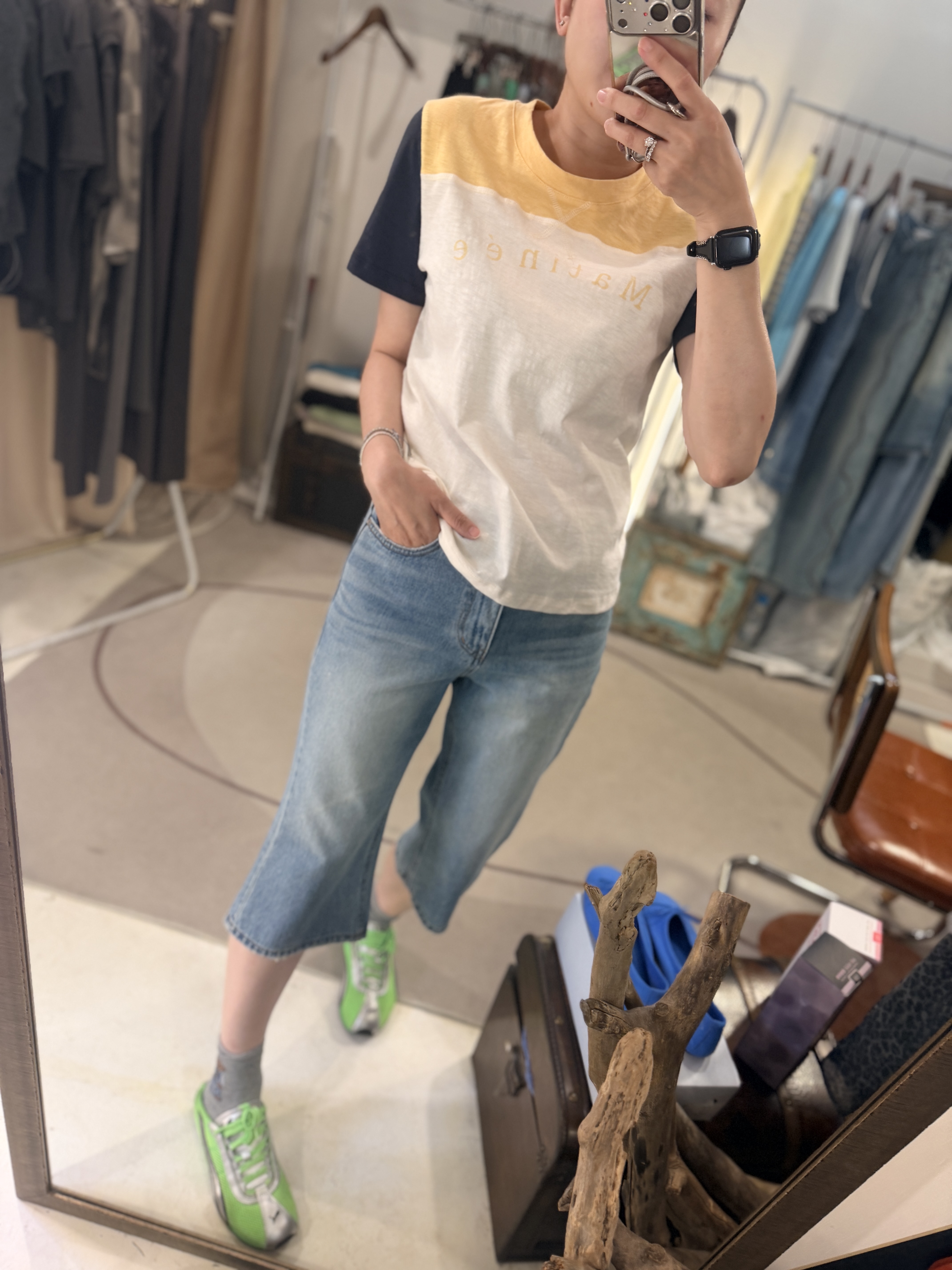 3 tone cotton tee