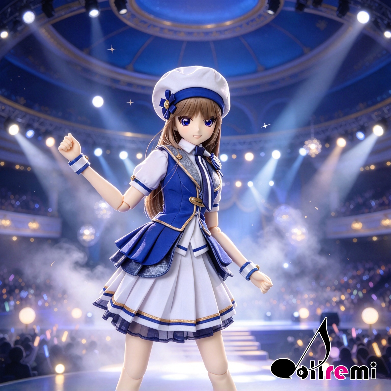【dollremi】(DD0959) COS 偶像大師 百萬演唱會 THE IDOLM@STER MILLION LIVE!  最上靜香 Mogami Shizuka - Crecent Blue