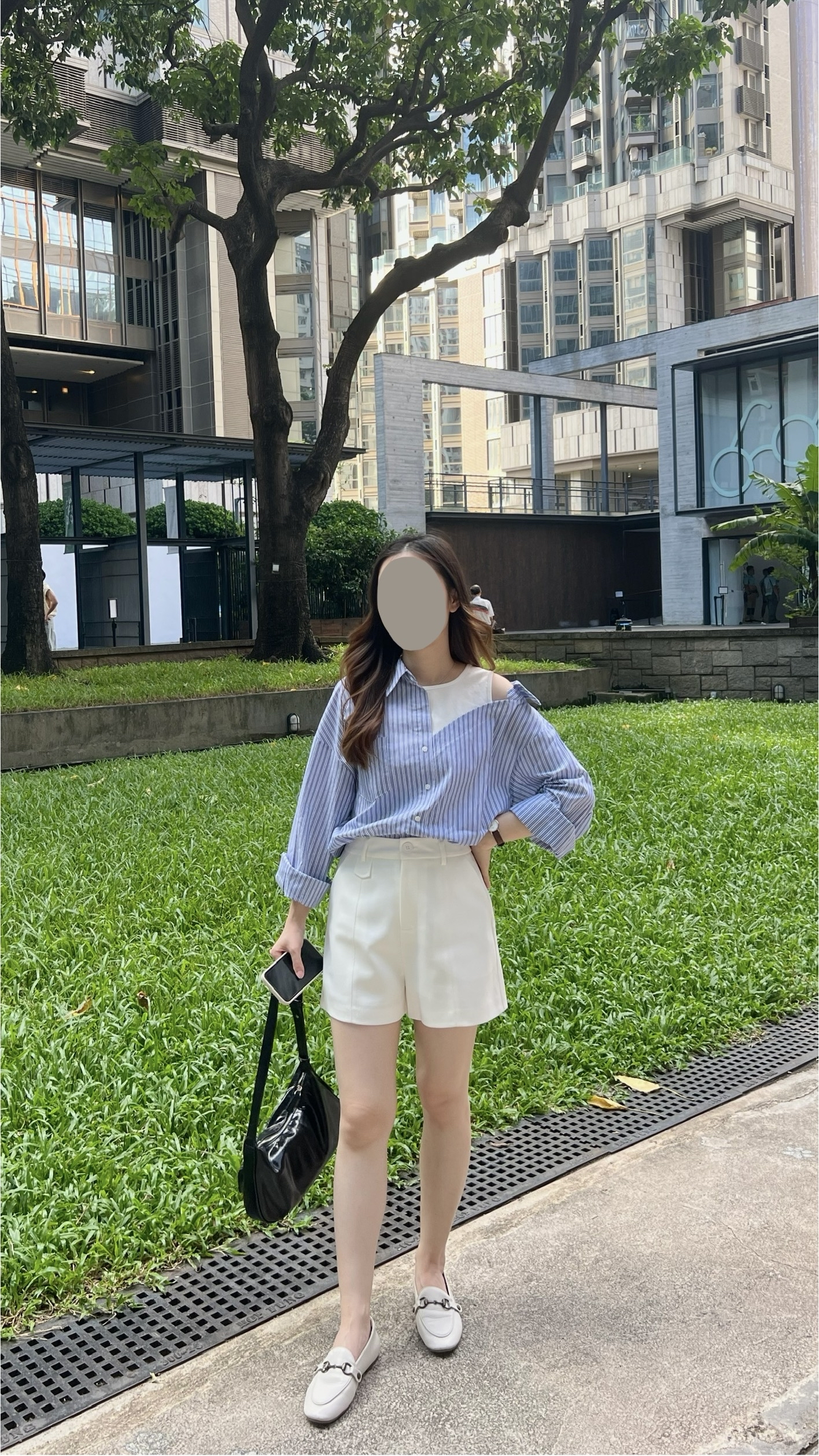 自留推薦假兩件恤衫 現貨