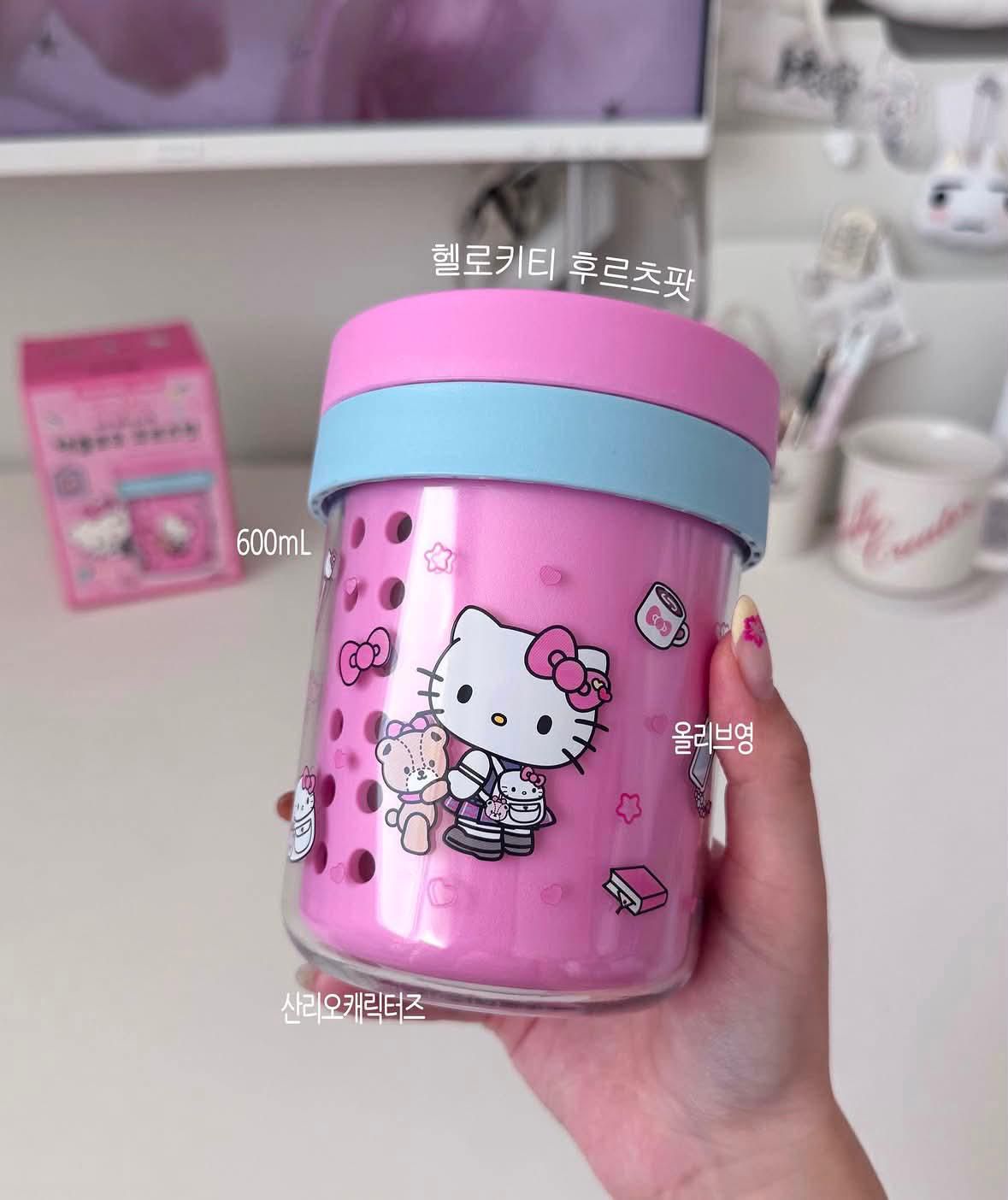 韓國🇰🇷Tactflow xSanrio） 限量聯名款雙層便攜便當分裝杯 