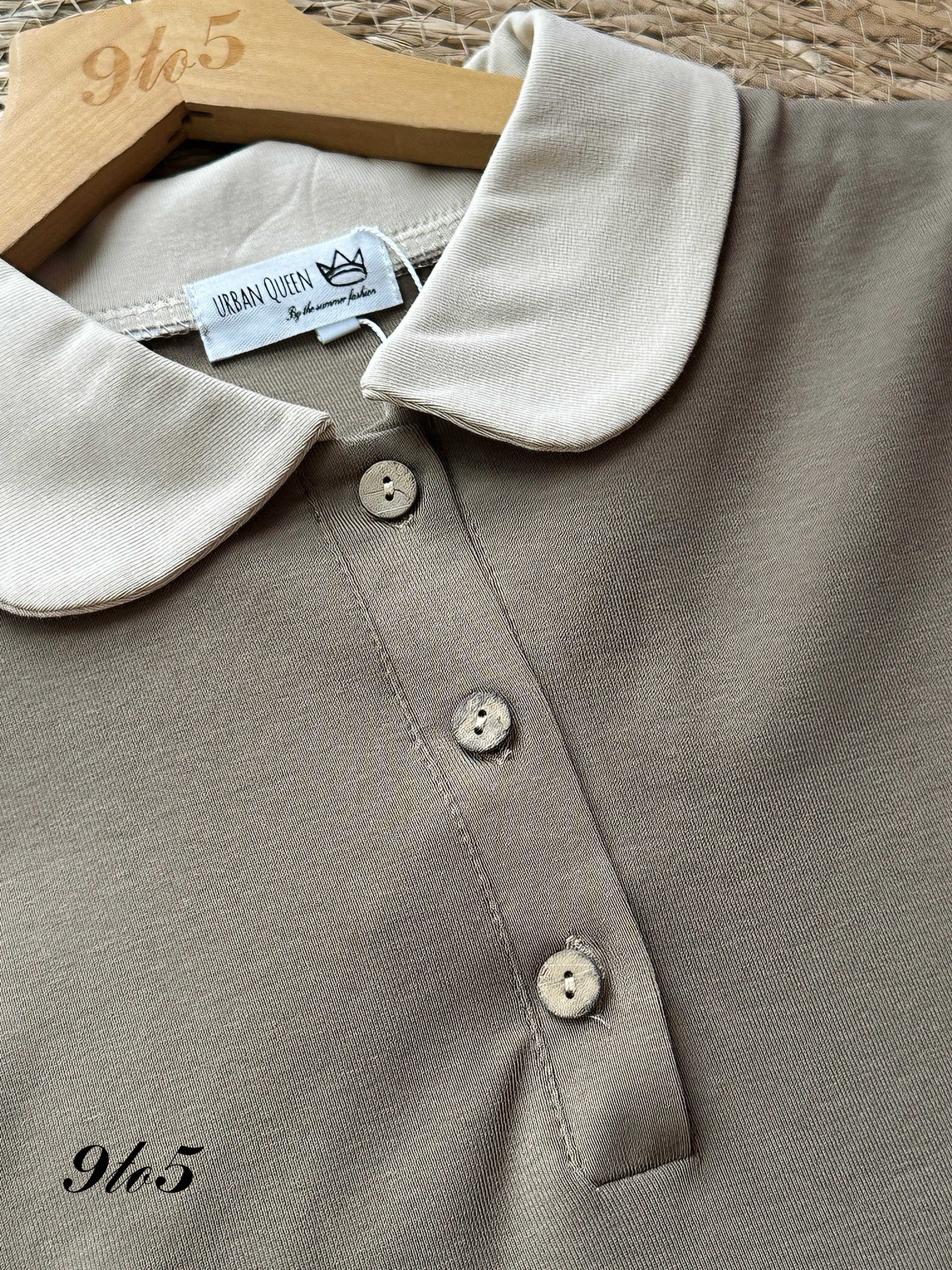 T3956 Puff Sleeve Polo Tee - 4 Colors