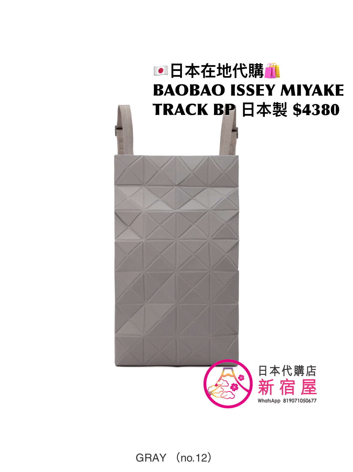 BAOBAO ISSEY MIYAKE TRACK BACKPACK