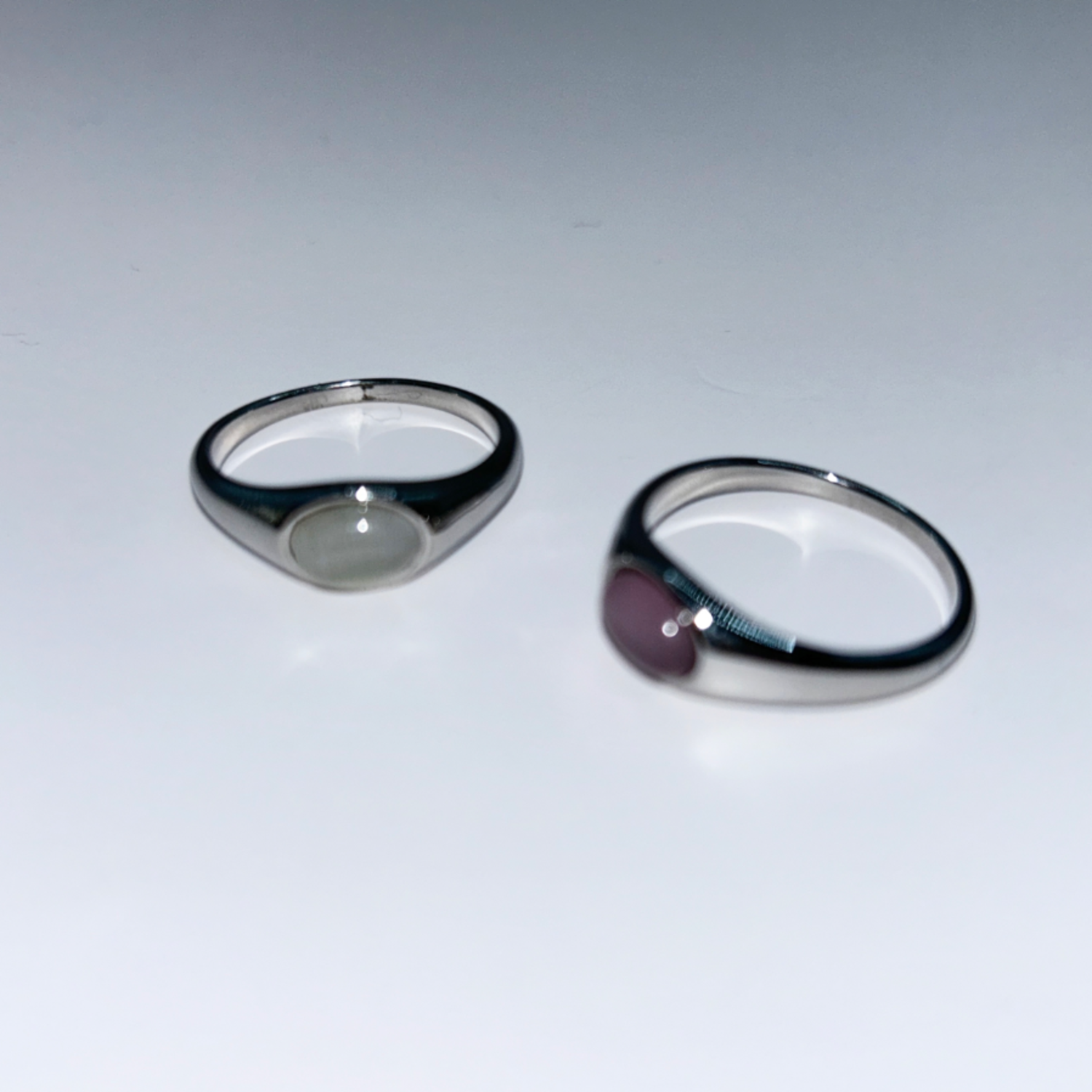 🇰🇷訂購｜GRUMPY｜戒指｜Cat's Eye Oval Stone Ring 2色 