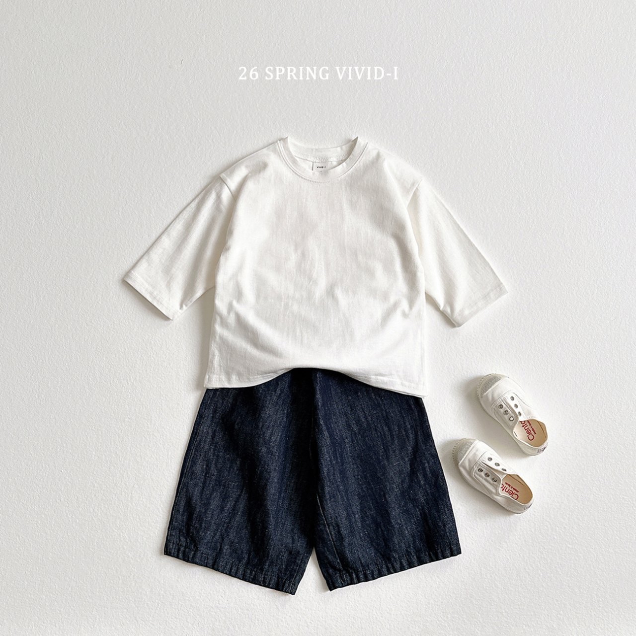 🌸預訂 韓國直送🌸🇰🇷VIVIDI寬版九分闊腳牛仔褲