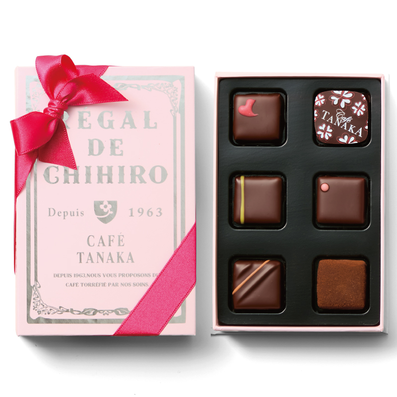 CAFE TANAKA 幸福綜合巧克力禮盒 (6入)