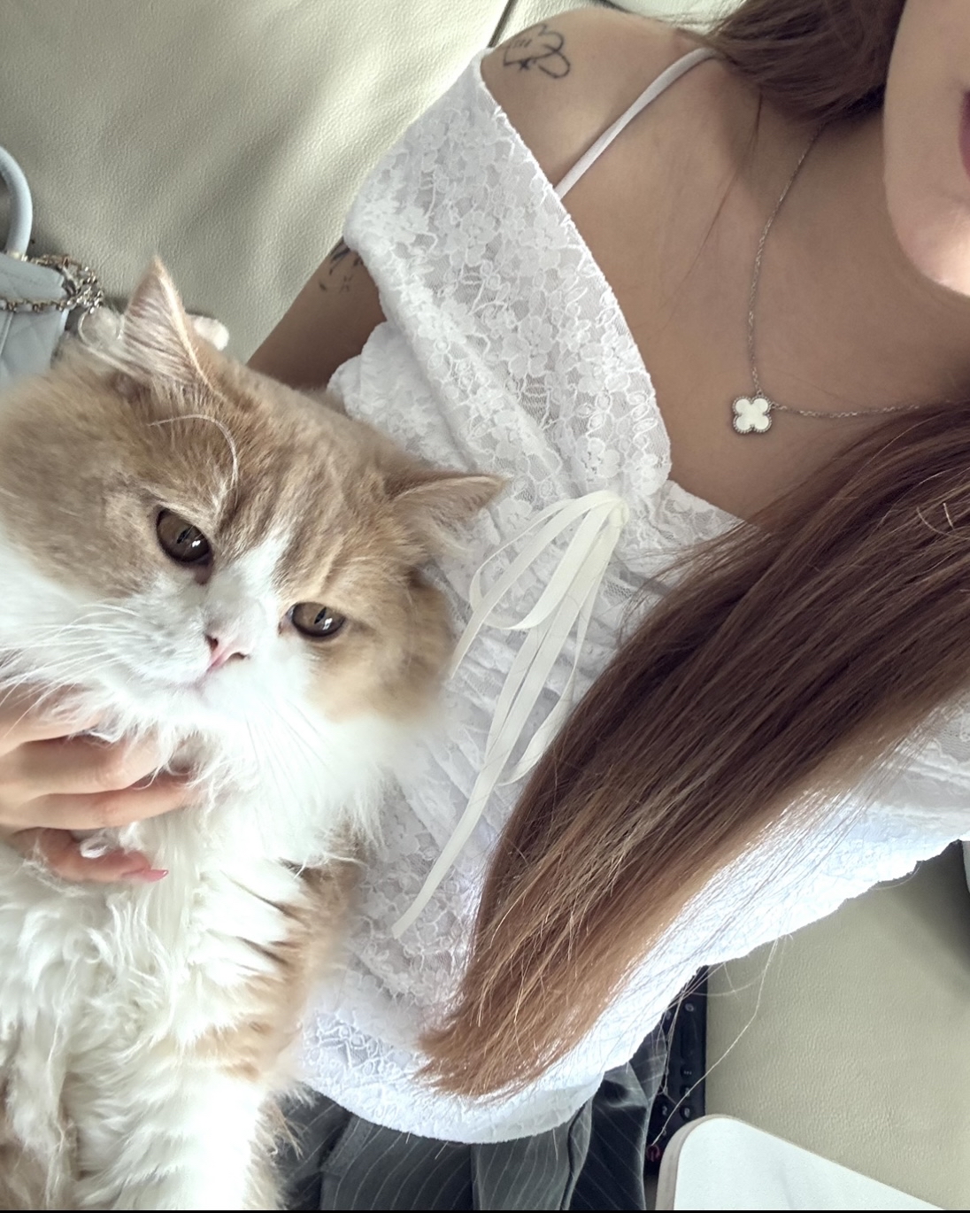 韓國温柔感Lacy一字膊綁帶Top