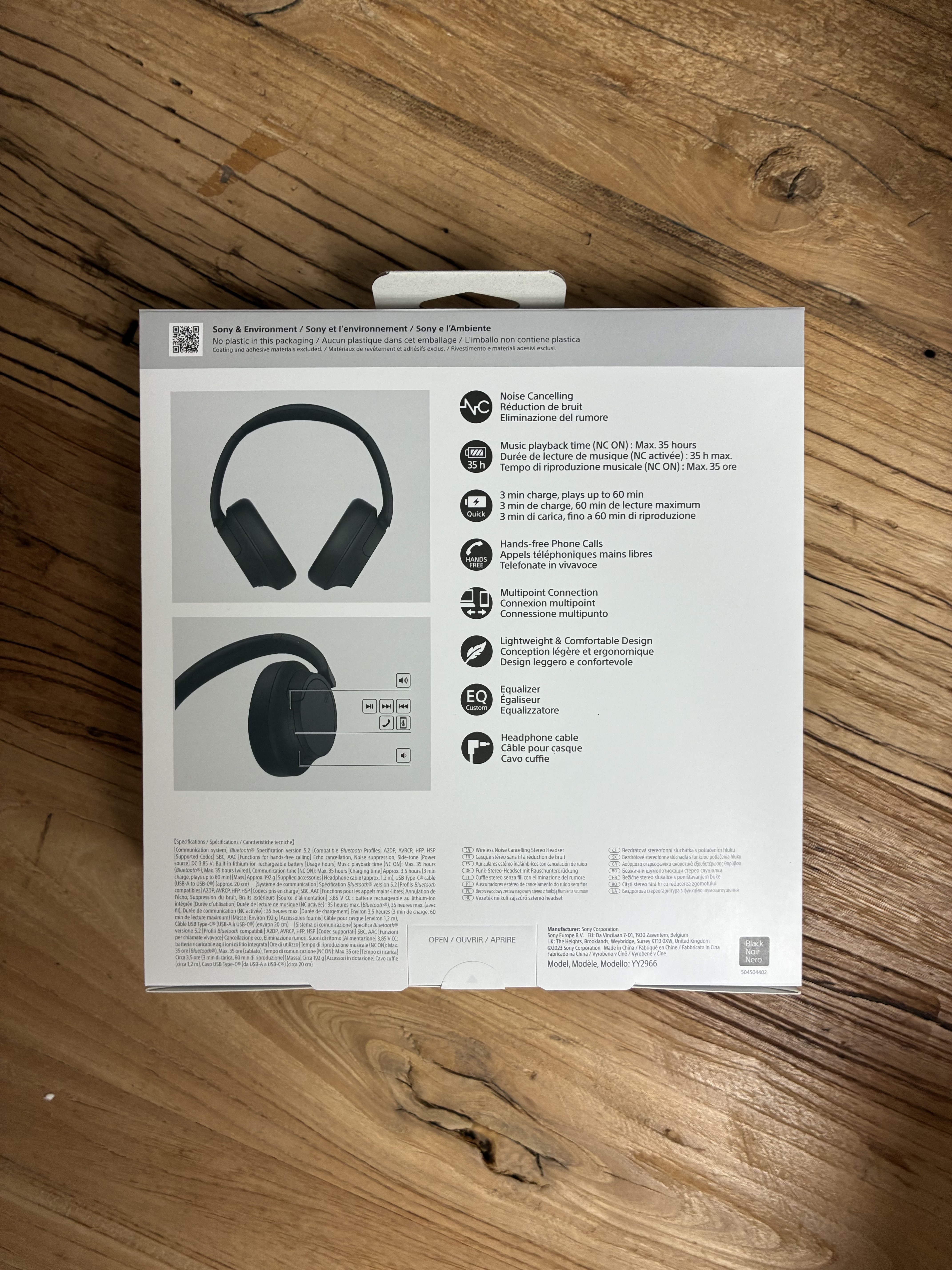 Sony 無線降噪耳機 WH-CH720N
