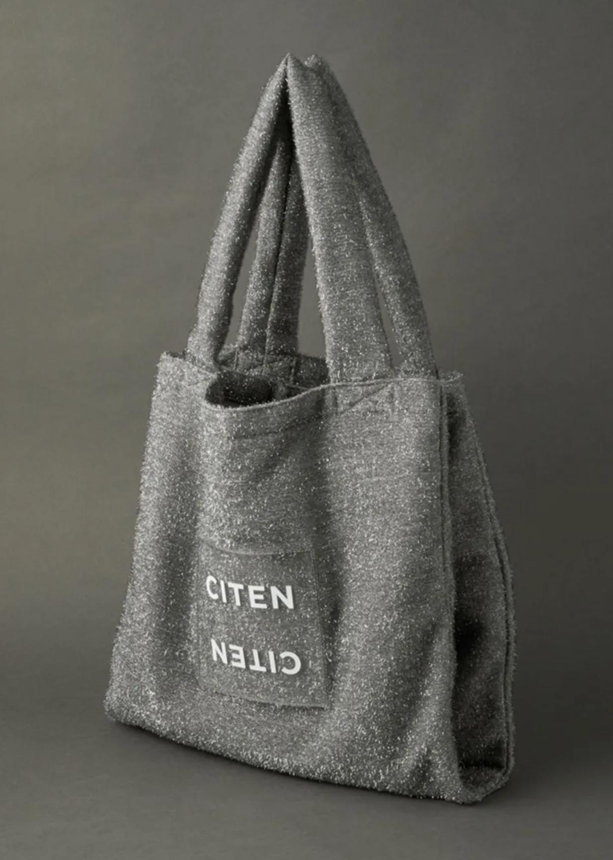 CITEN / Glitter Logo Tote Bag