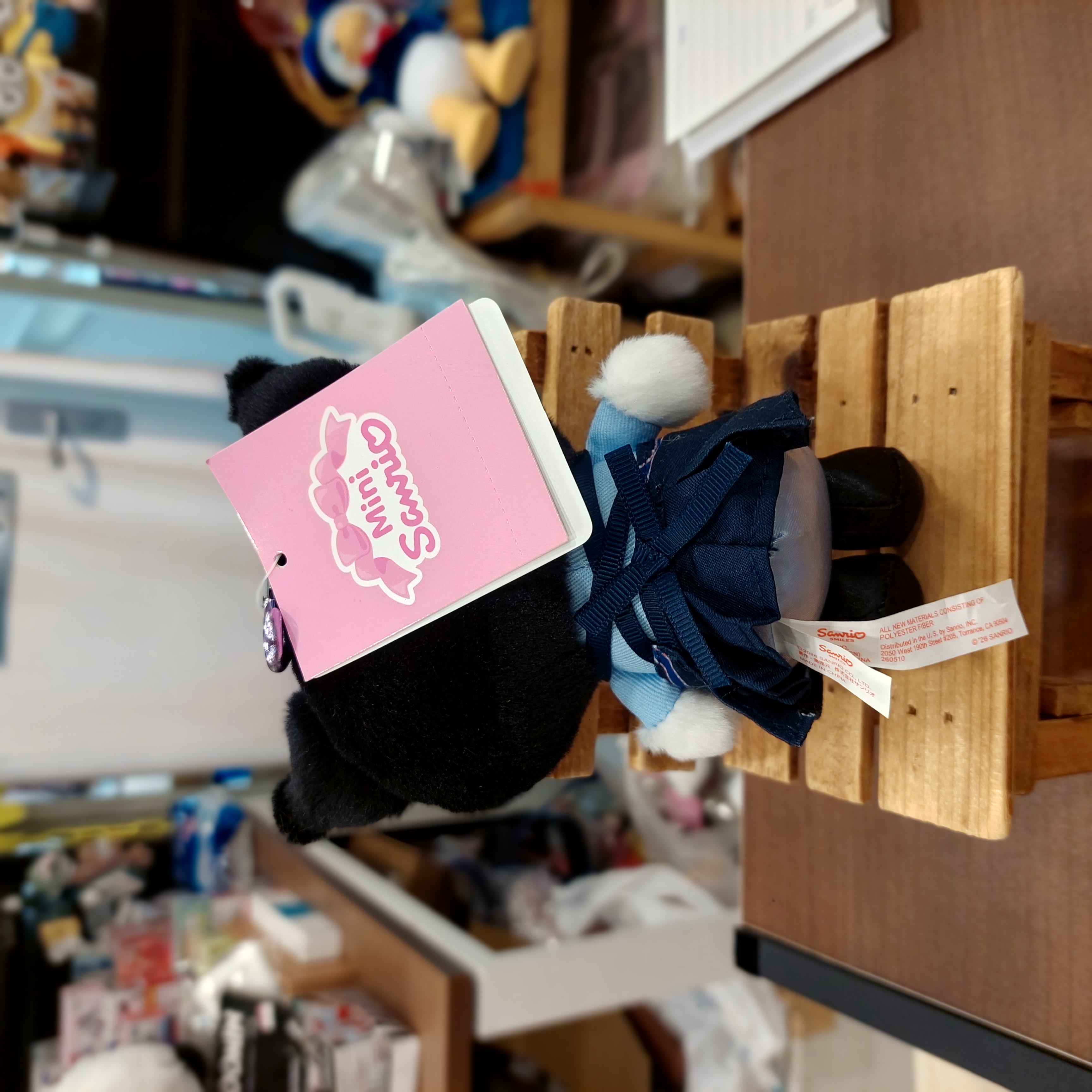 原裝日本Sanrio 店長系列 Kuromi 公仔吊飾 掛件