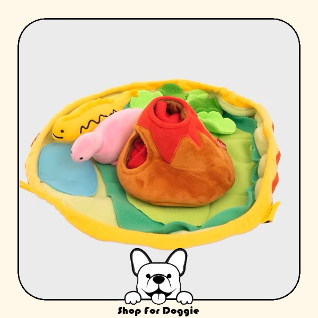 韓國 恐龍火山島藏食玩具