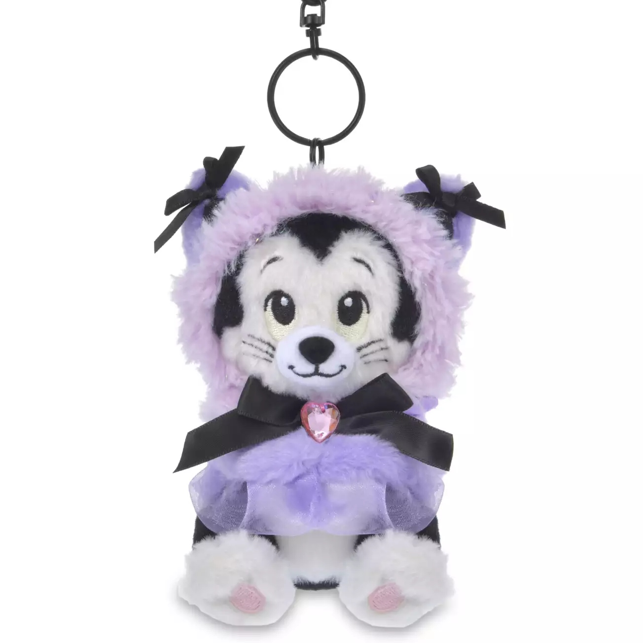 🌸 【預訂】FIGARO 貓貓造形公仔掛飾 - CAT MINNIE AND FIGARO - 2027 DISNEY HALLOWEEN