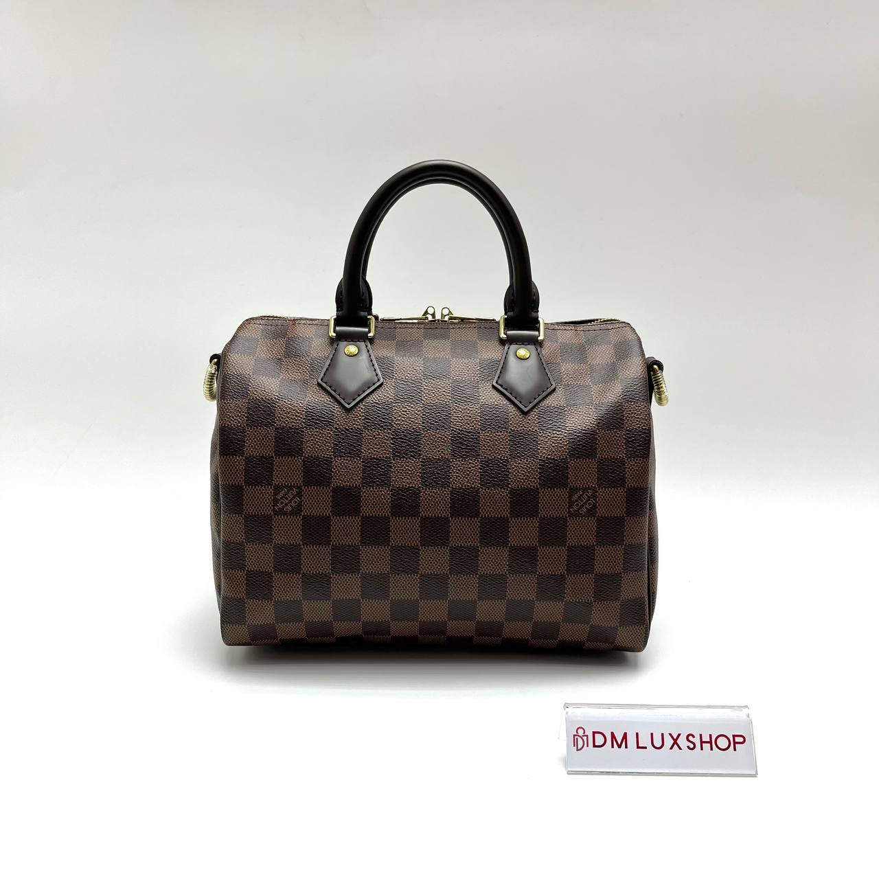 LV Damier Ebene Speedy 25 with Strap