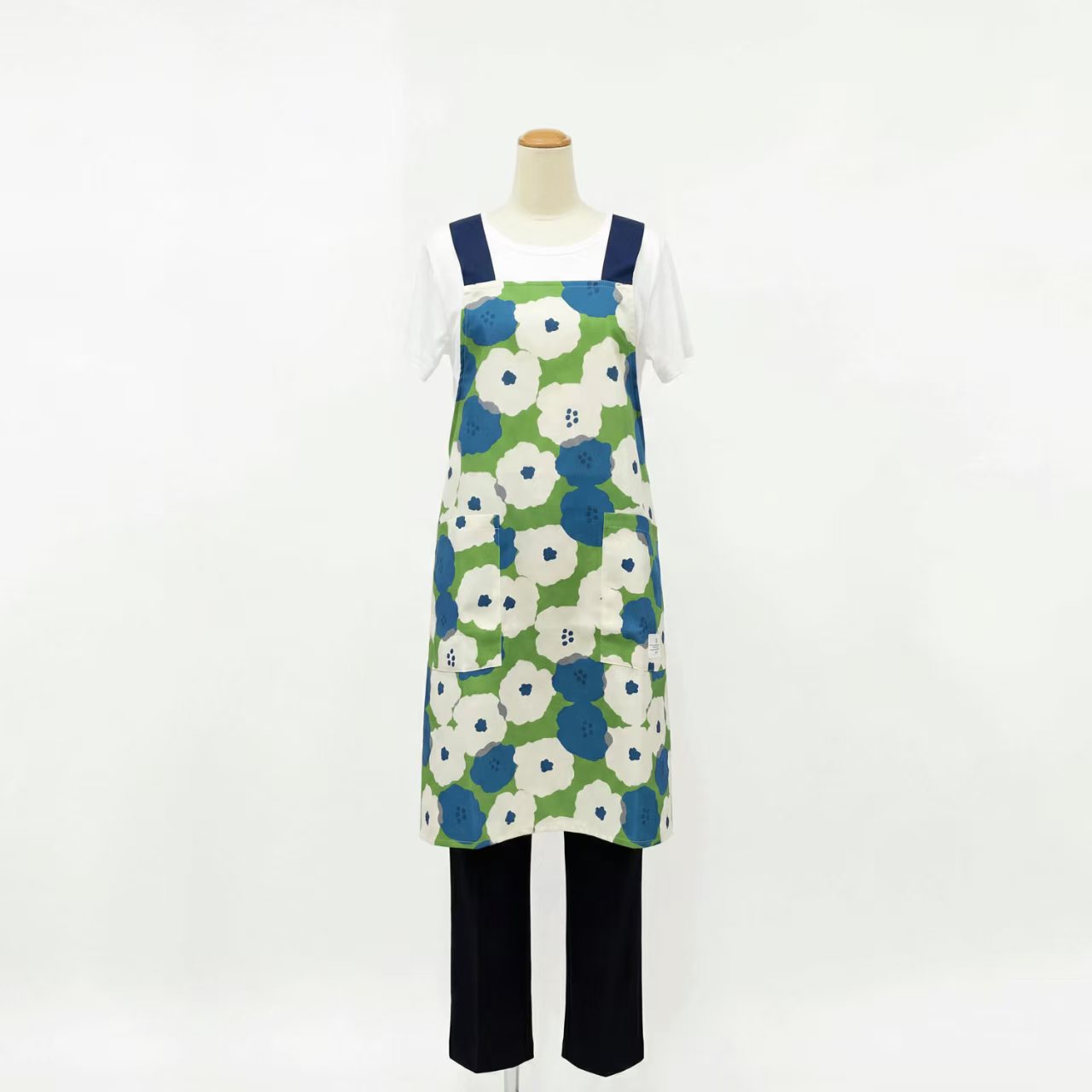 日本直送 Wpc. 牡丹圖案和風圍裙 