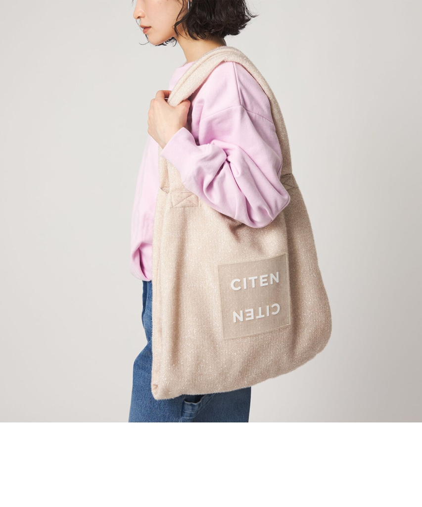 日本直送CITEN Sparkling Clear Logo Tote Bag