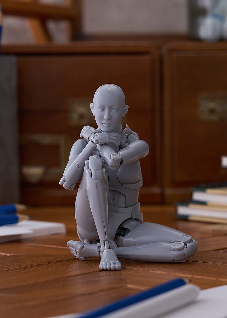 (預訂訂金 各$200) (總價 各$470) Max Factory 西村式素描人偶 OLIVE GRAY / FLESH (行版)