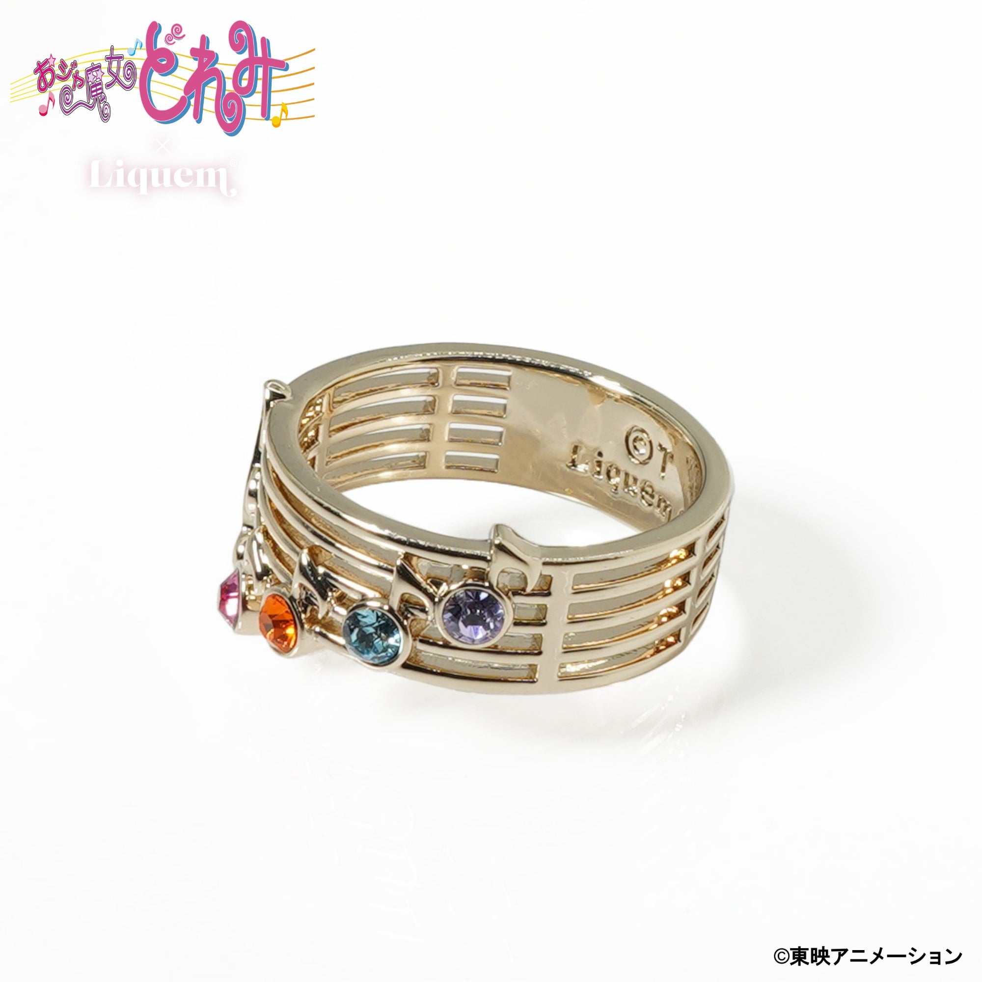 小魔女DoReMi 日本限定 Liquem 五線譜戒指 #P-DOG0974 [Liquem] (PRE-ORDER) [2026/09]