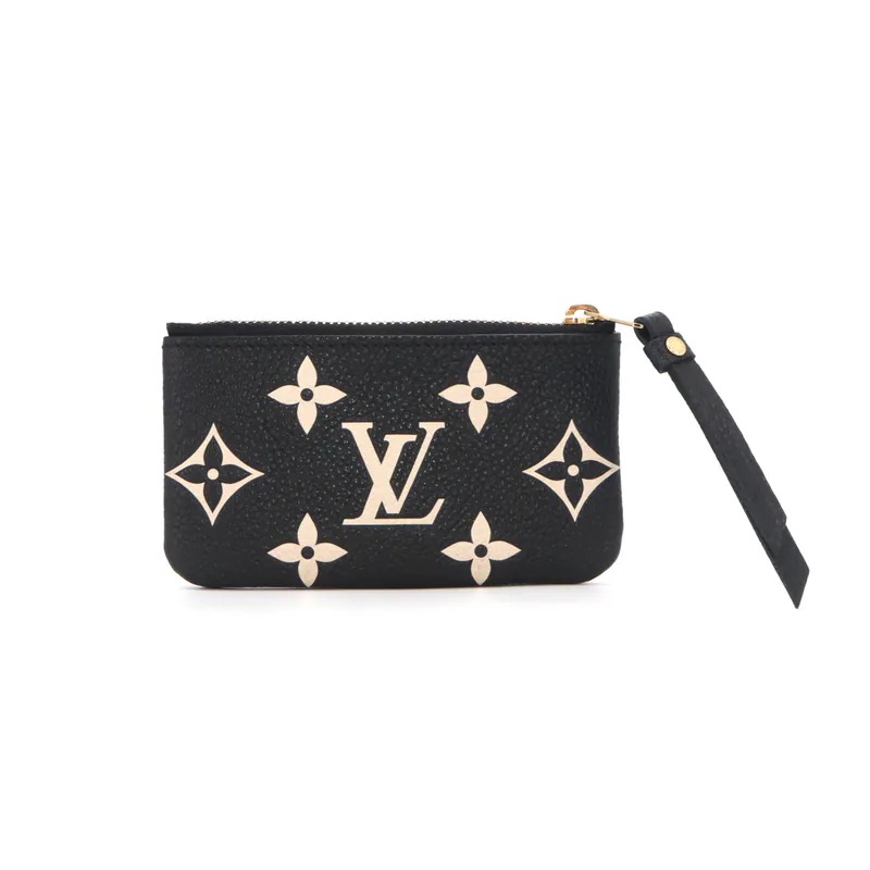 Louis Vuitton Empreinte Leather Bicolor Monogram Key Pouch