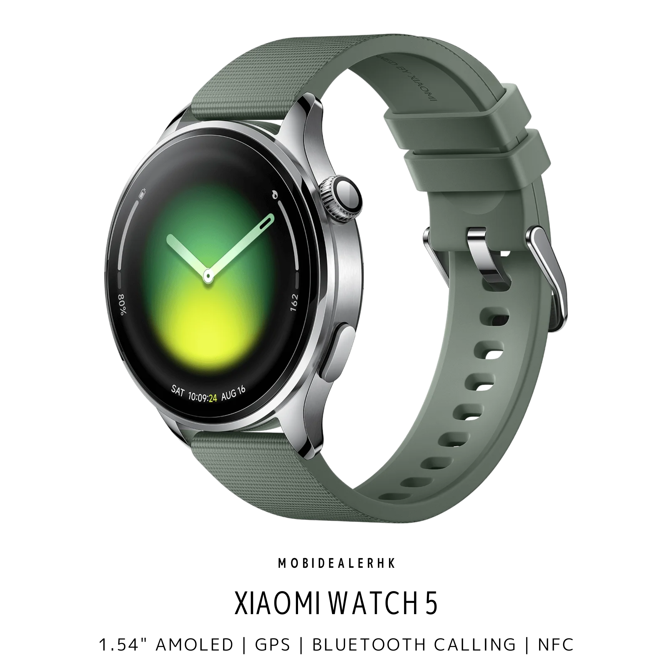 Xiaomi Watch 5 | 小米 Watch 5 | 智能手錶 | 2+32GB | 1.54" | AMOLED | 930mAh | GNSS | 5ATM