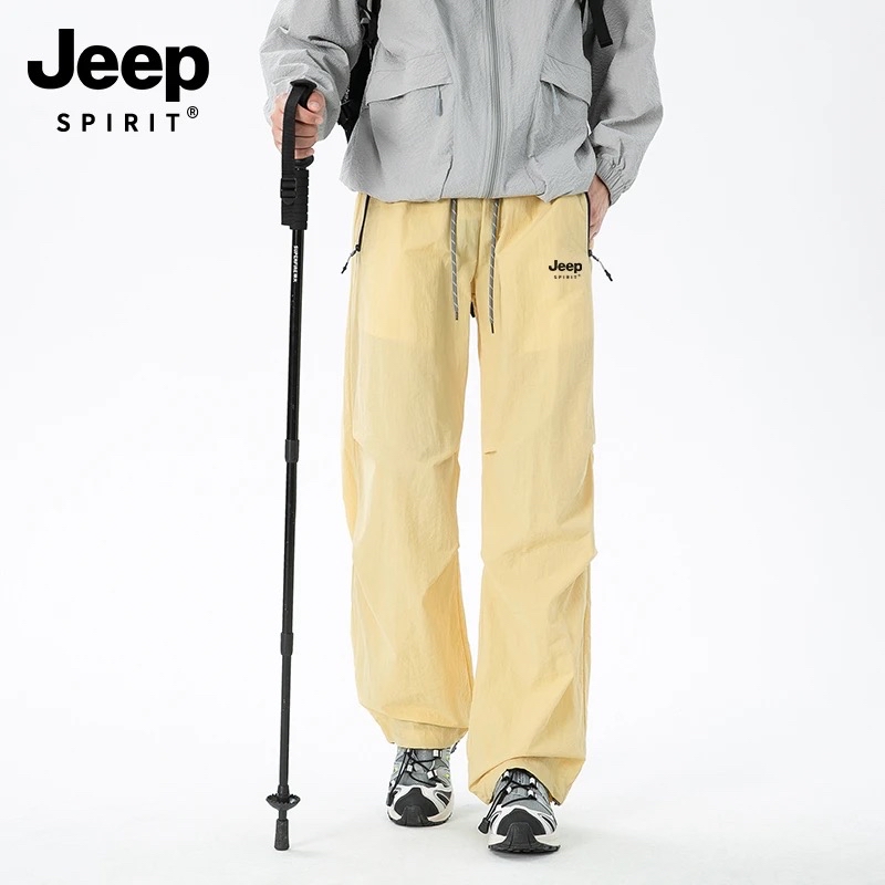 山系男女同款7色輕薄防水防風工裝褲 