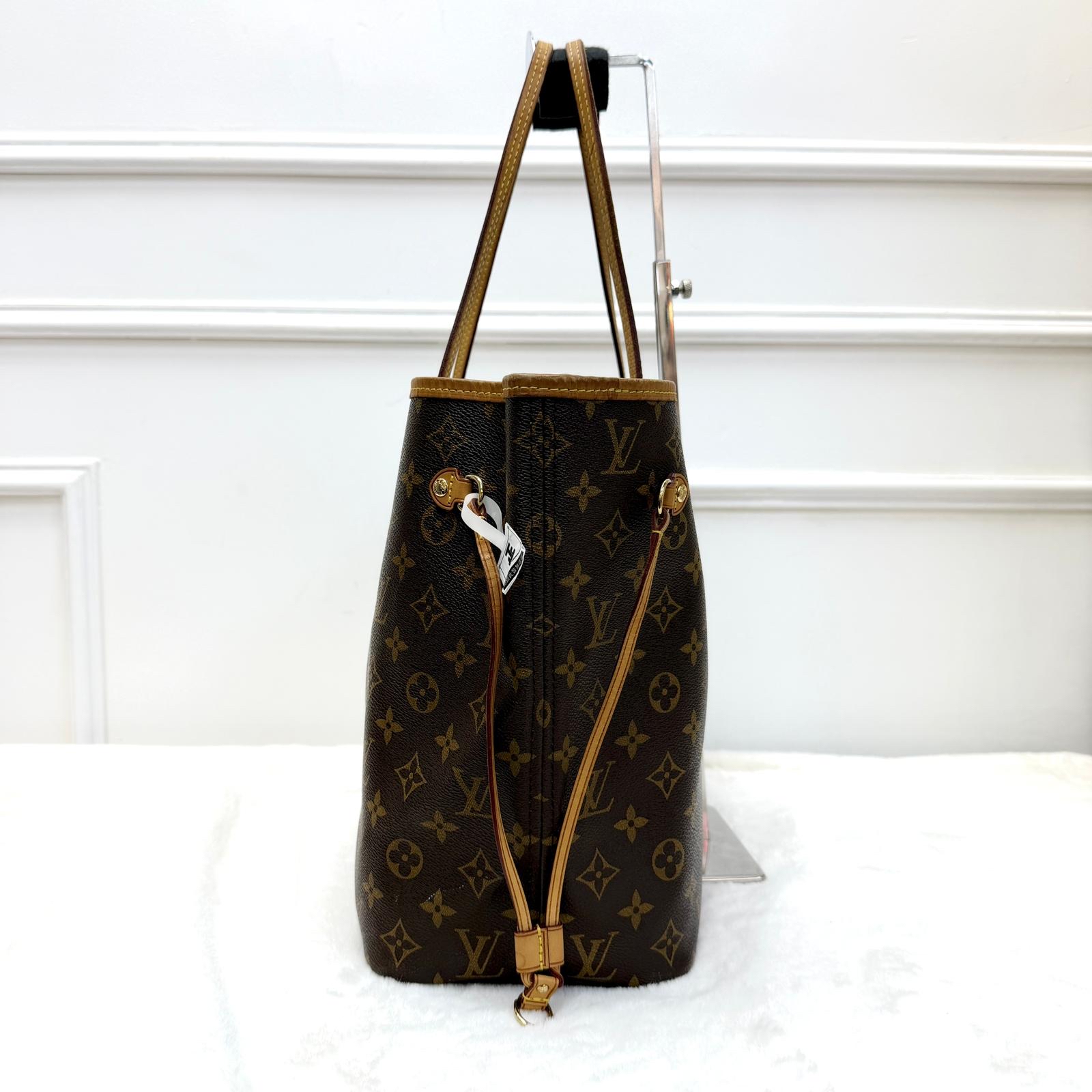 超抵價‼️經典中古老花LV Neverfull M'm
